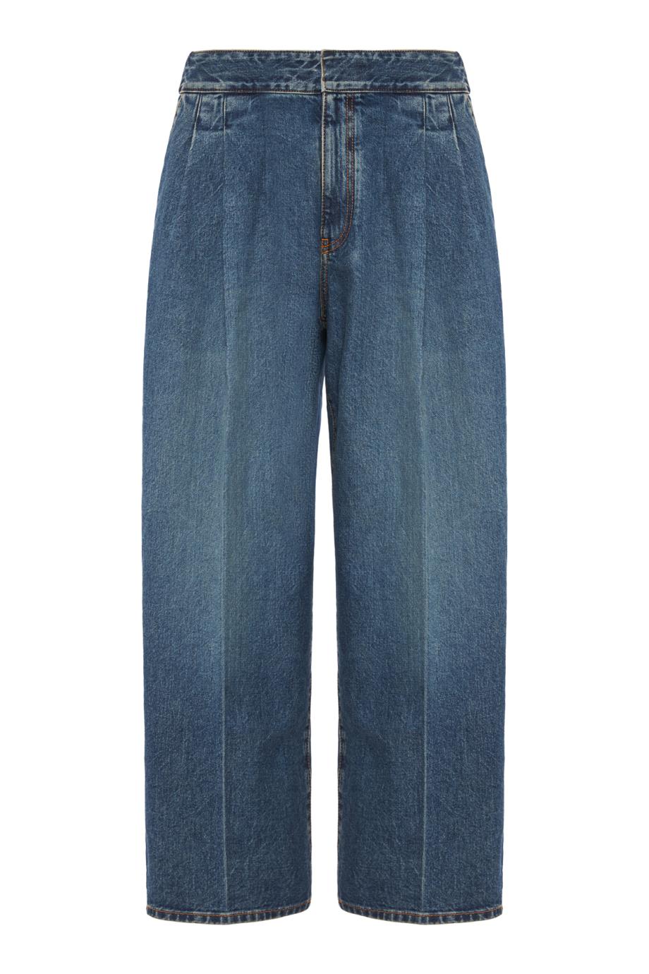 Denim tailored pants
