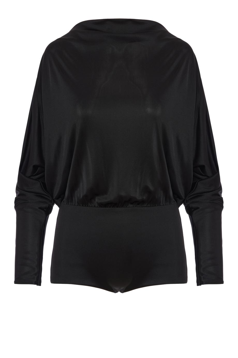 Winnie open-back satin playsuit