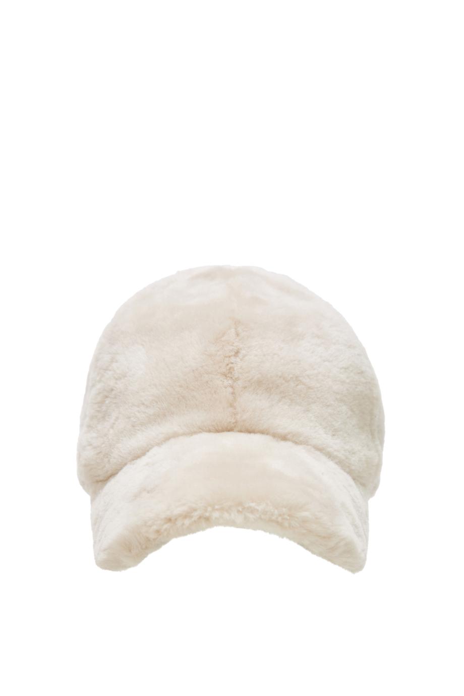 Shearling cap 