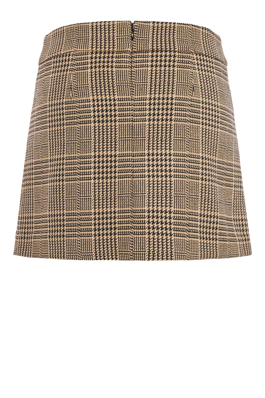 Pavaline checked mini skirt