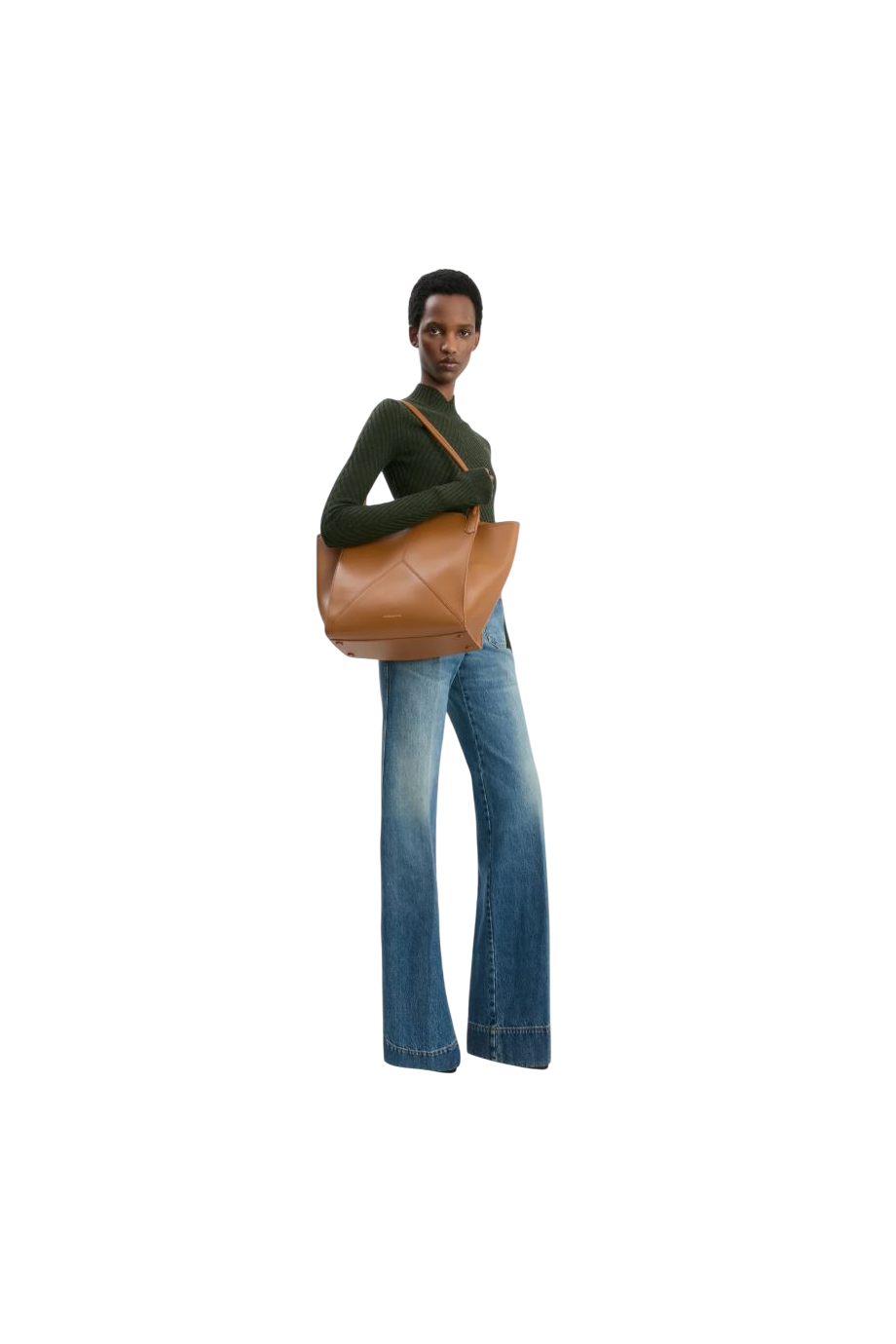 Victoria Tote In Tan Soft Leather
