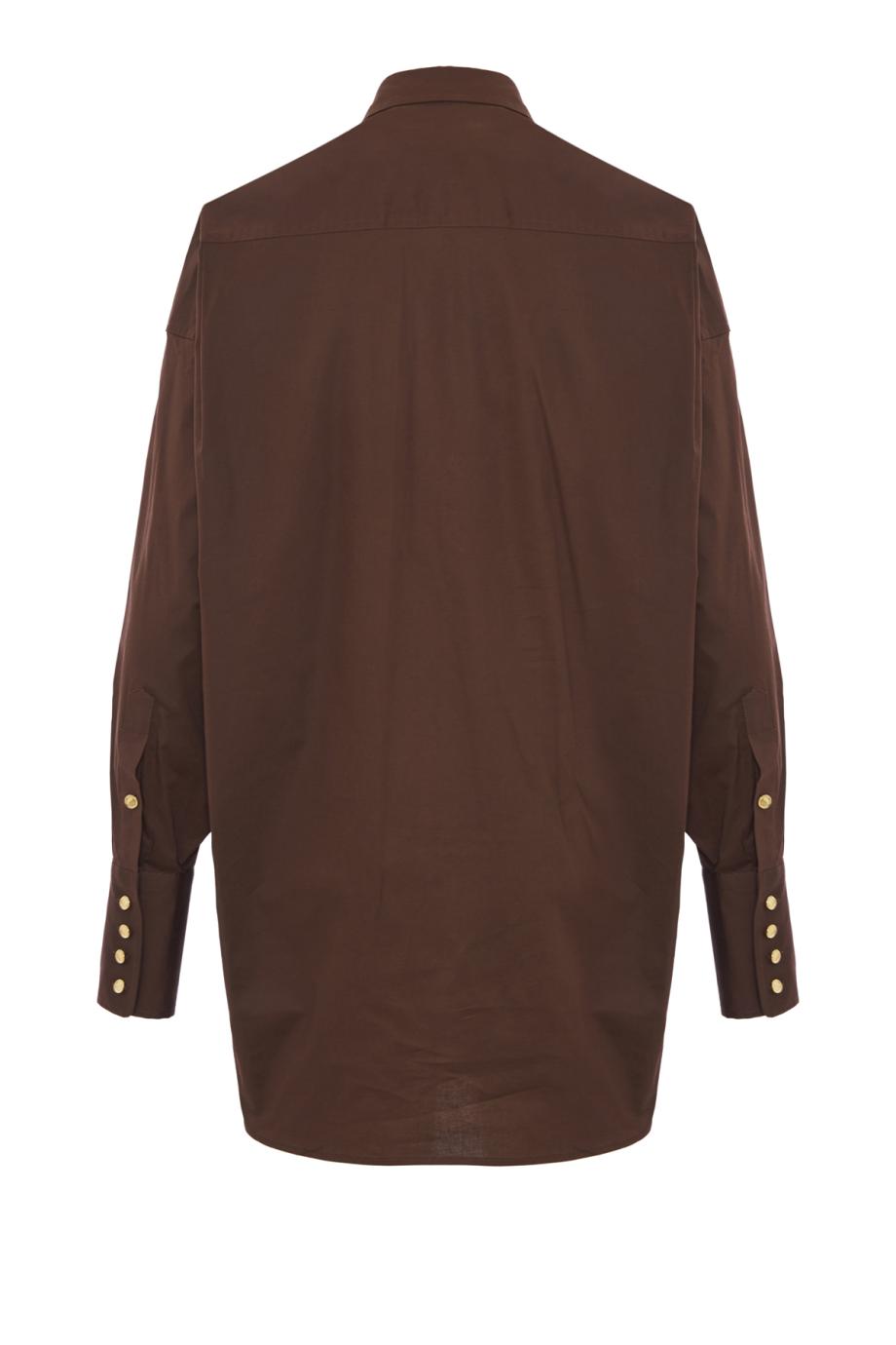 Carla oversized cotton-blend shirt 