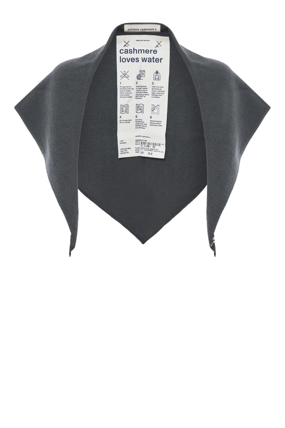 No35 Banana cashmere-blend scarf