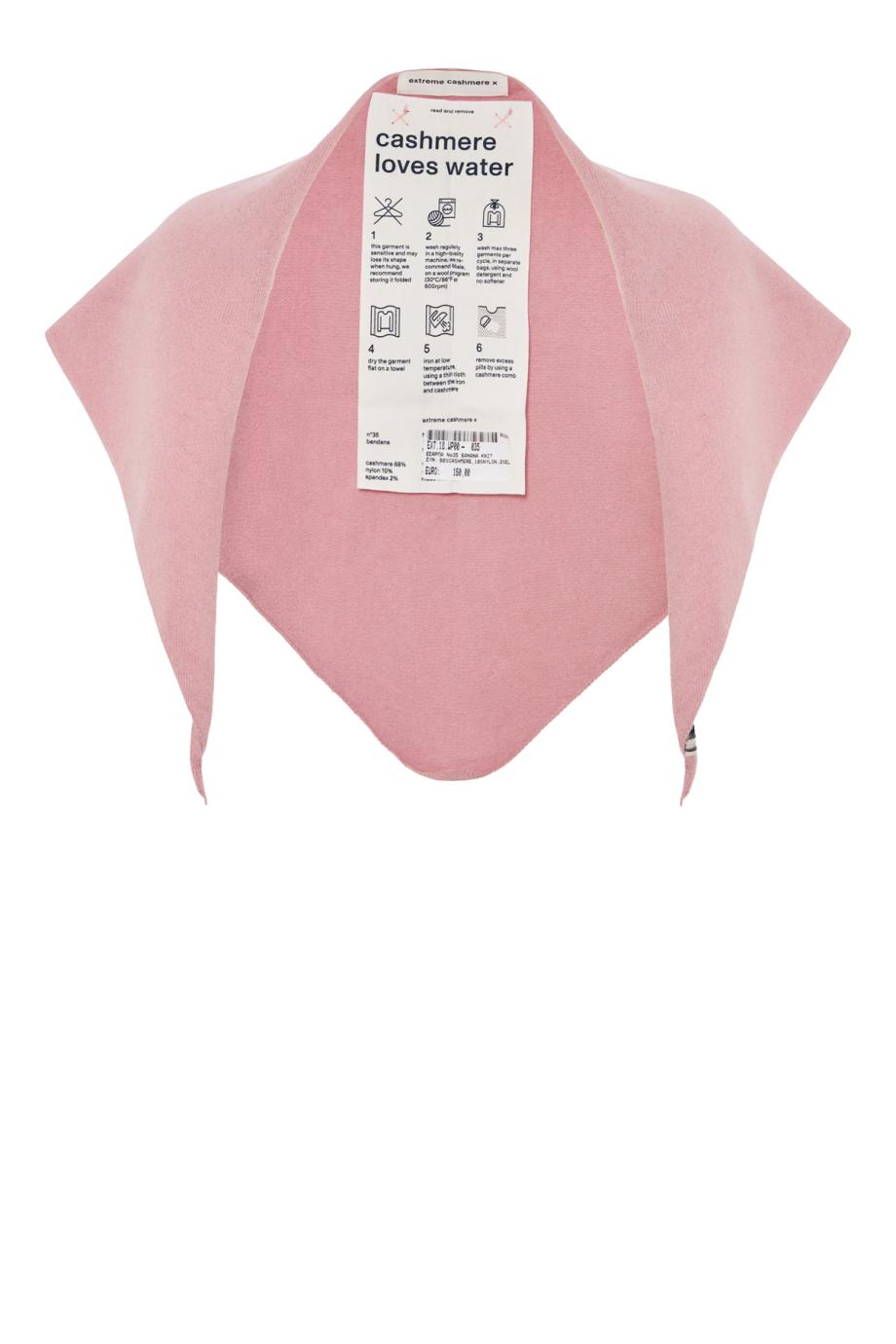No35 Banana cashmere-blend scarf