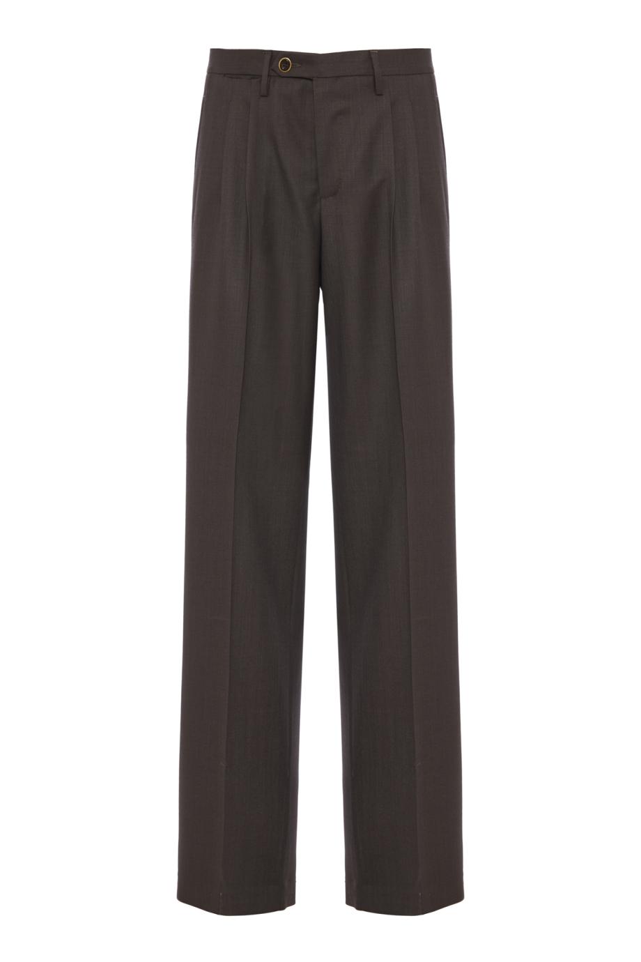 Justine wool-garbardine pants 