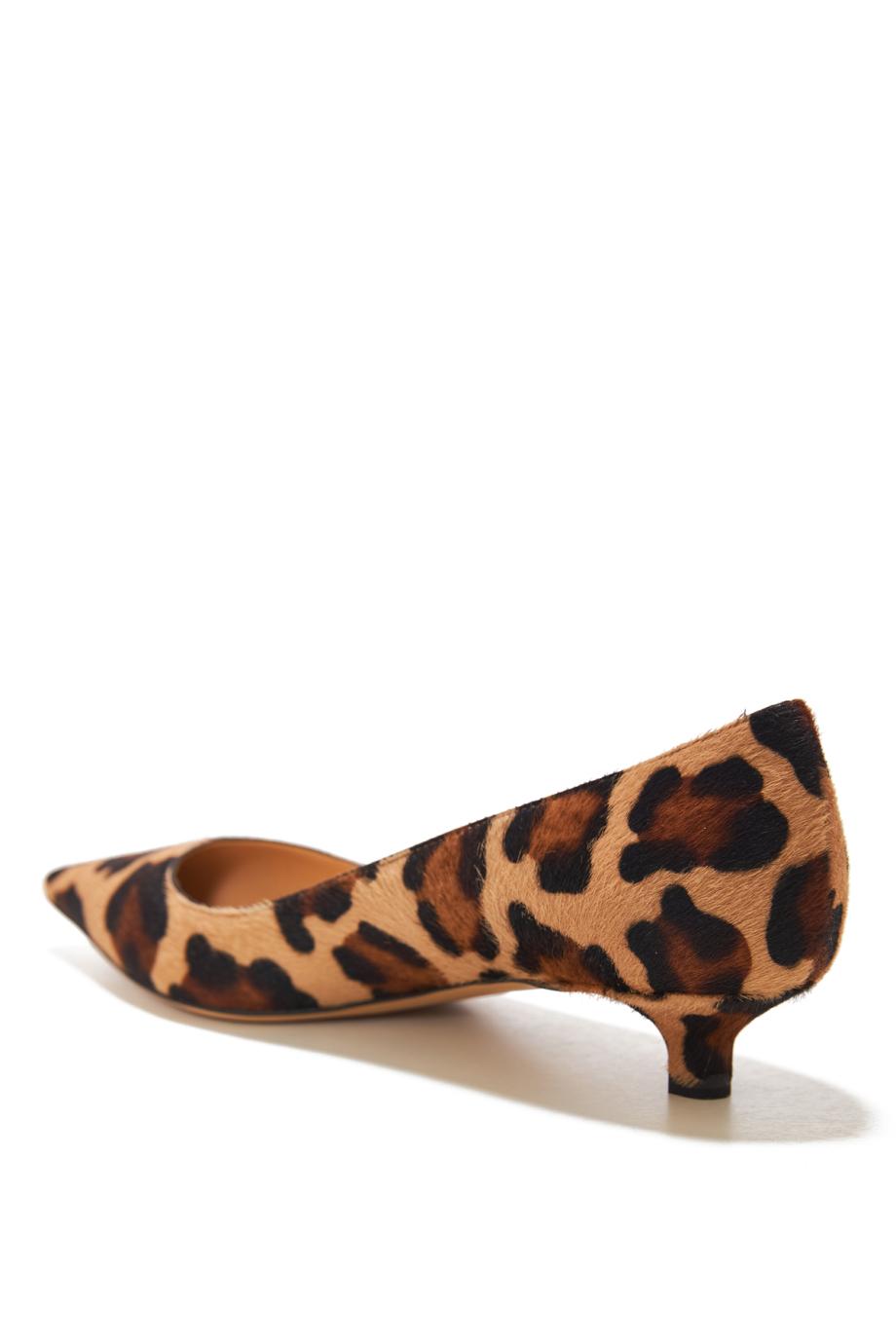 Printed 25 calf-hair pumps