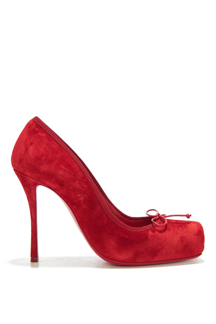 Cassia Nodo 100 suede pumps