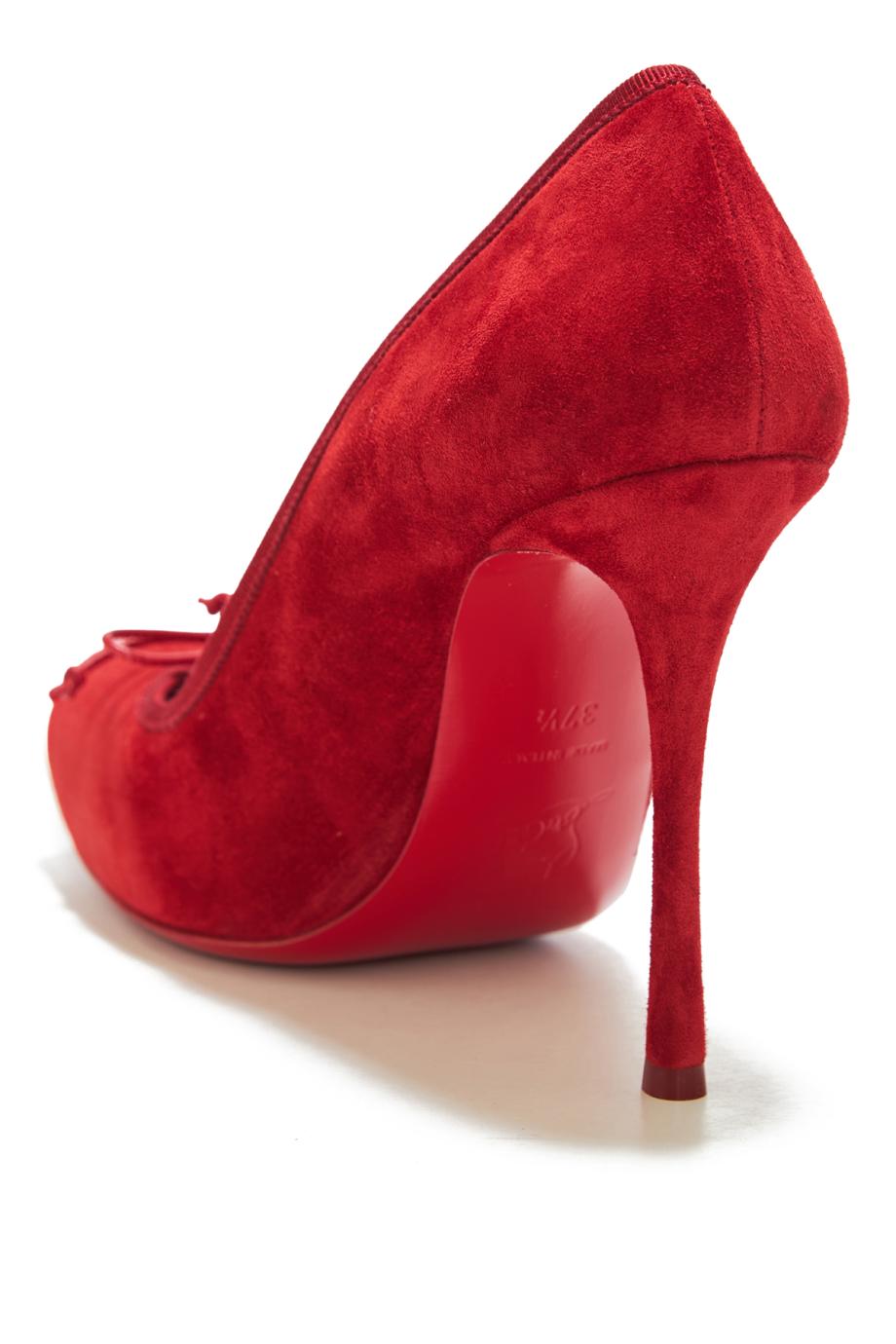Cassia Nodo 100 suede pumps