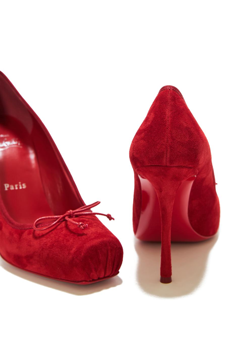 Cassia Nodo 100 suede pumps