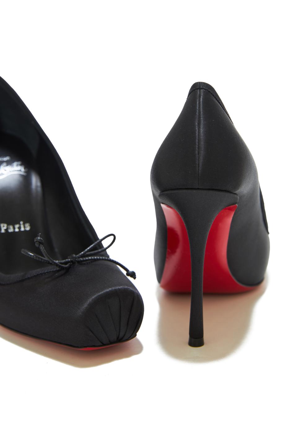 Cassia Nodo 100 satin pumps