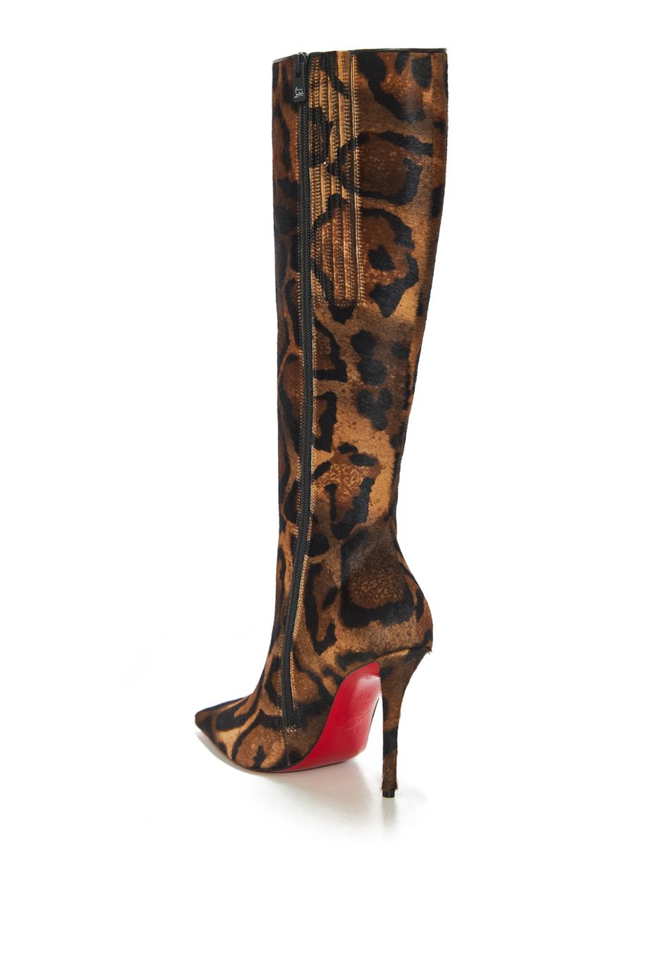 Miss Z Botta 100 Bengali animal-print hairy calf leather pumps