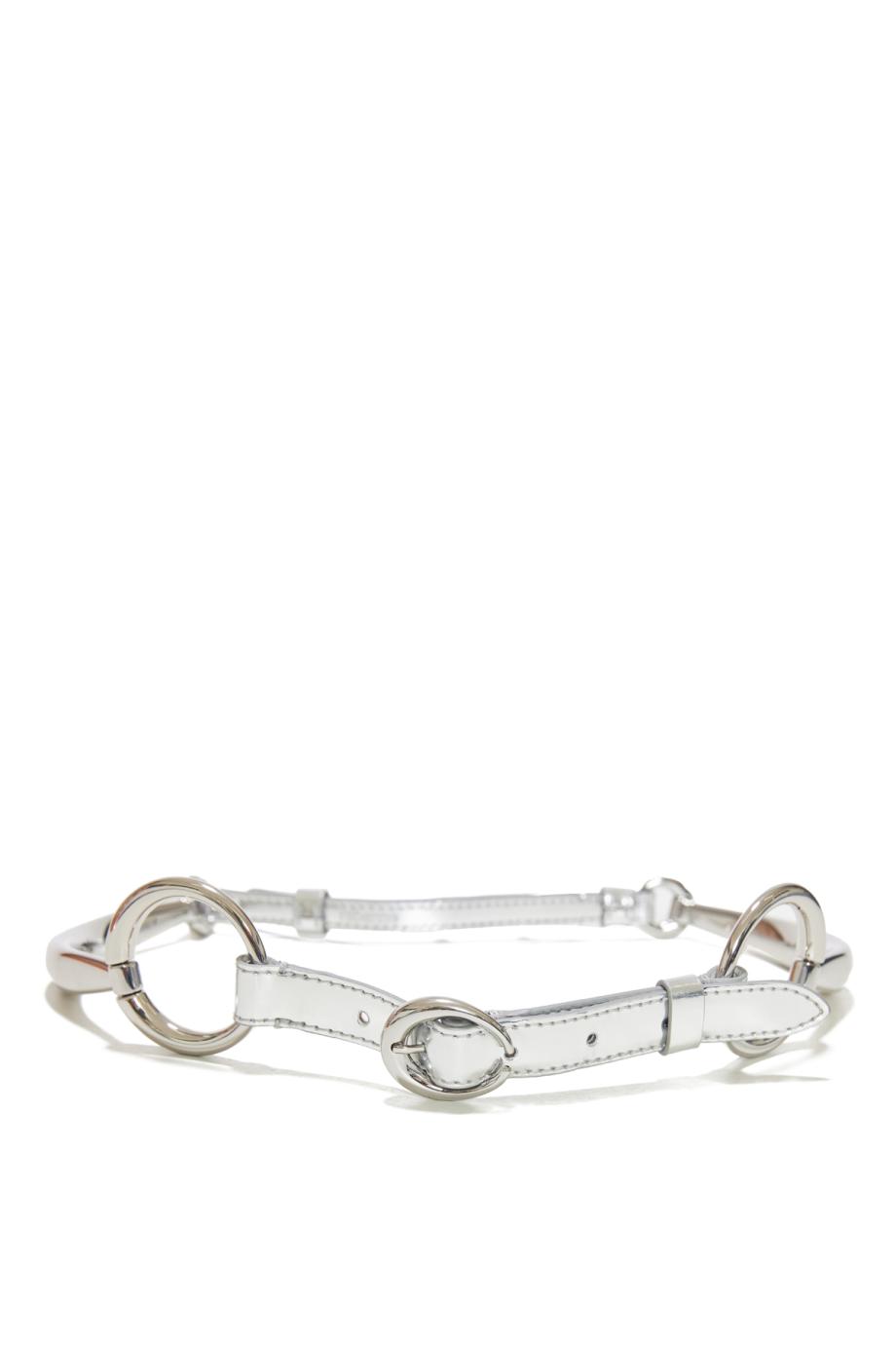 Ring leather belt