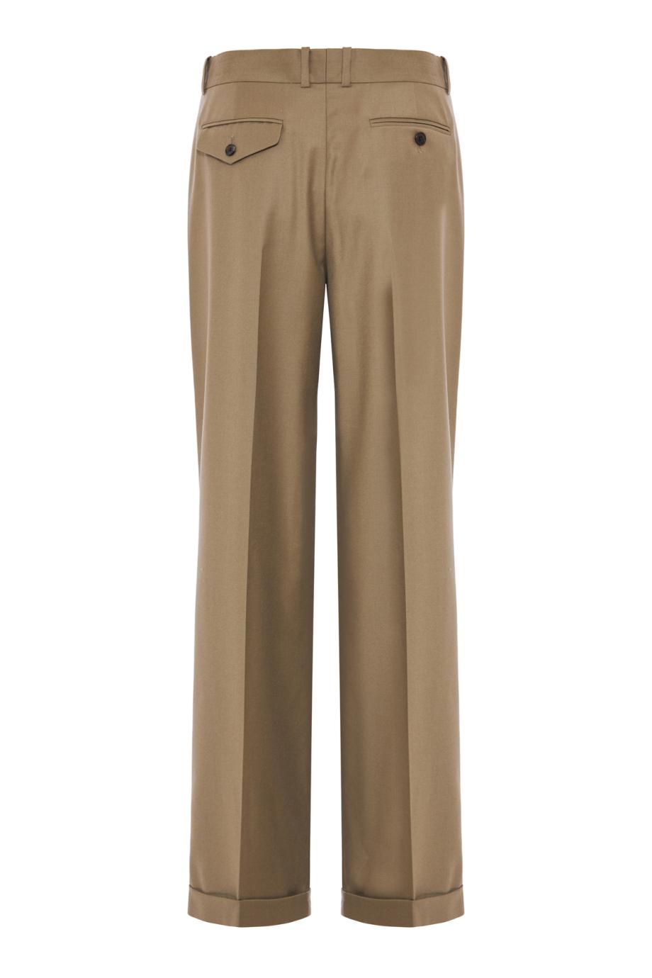 Sorina in virgin wool-garbardine pants