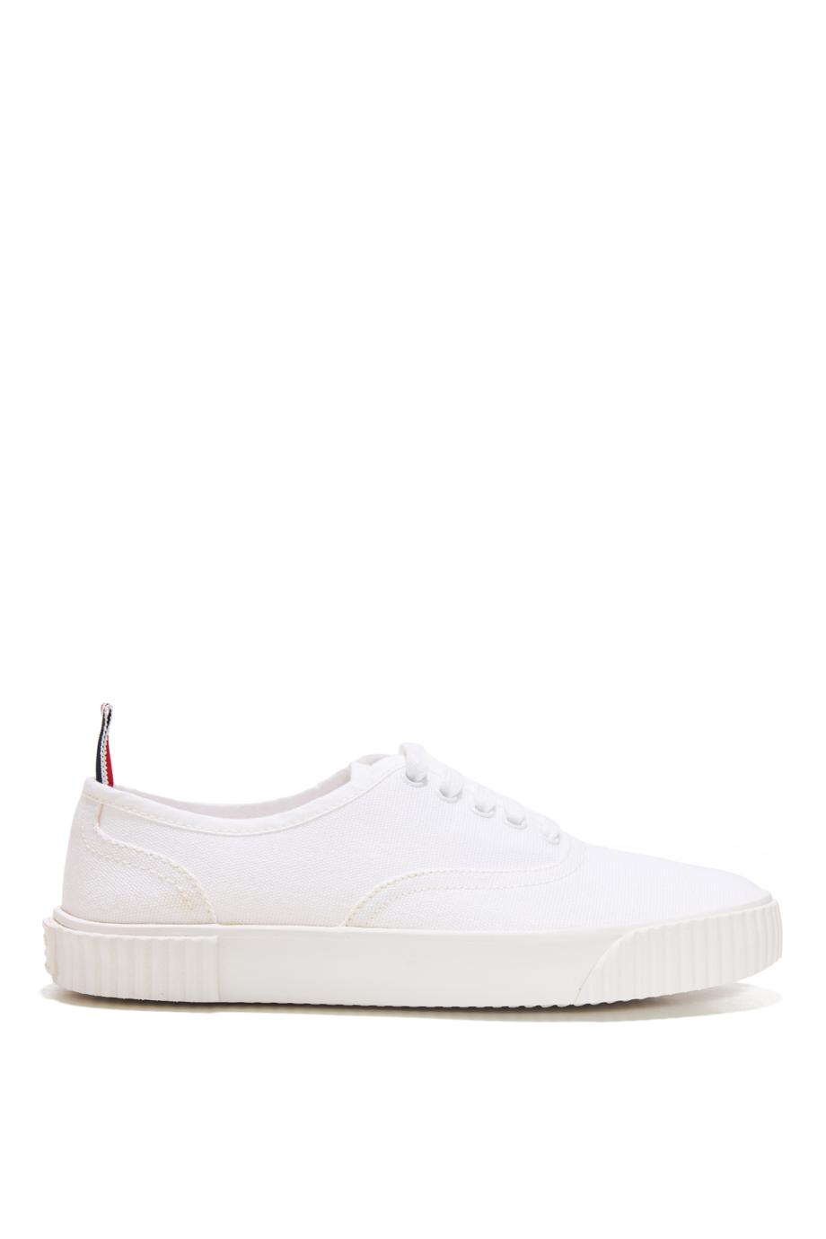 Edit Heritage rubber and canvas sneakers