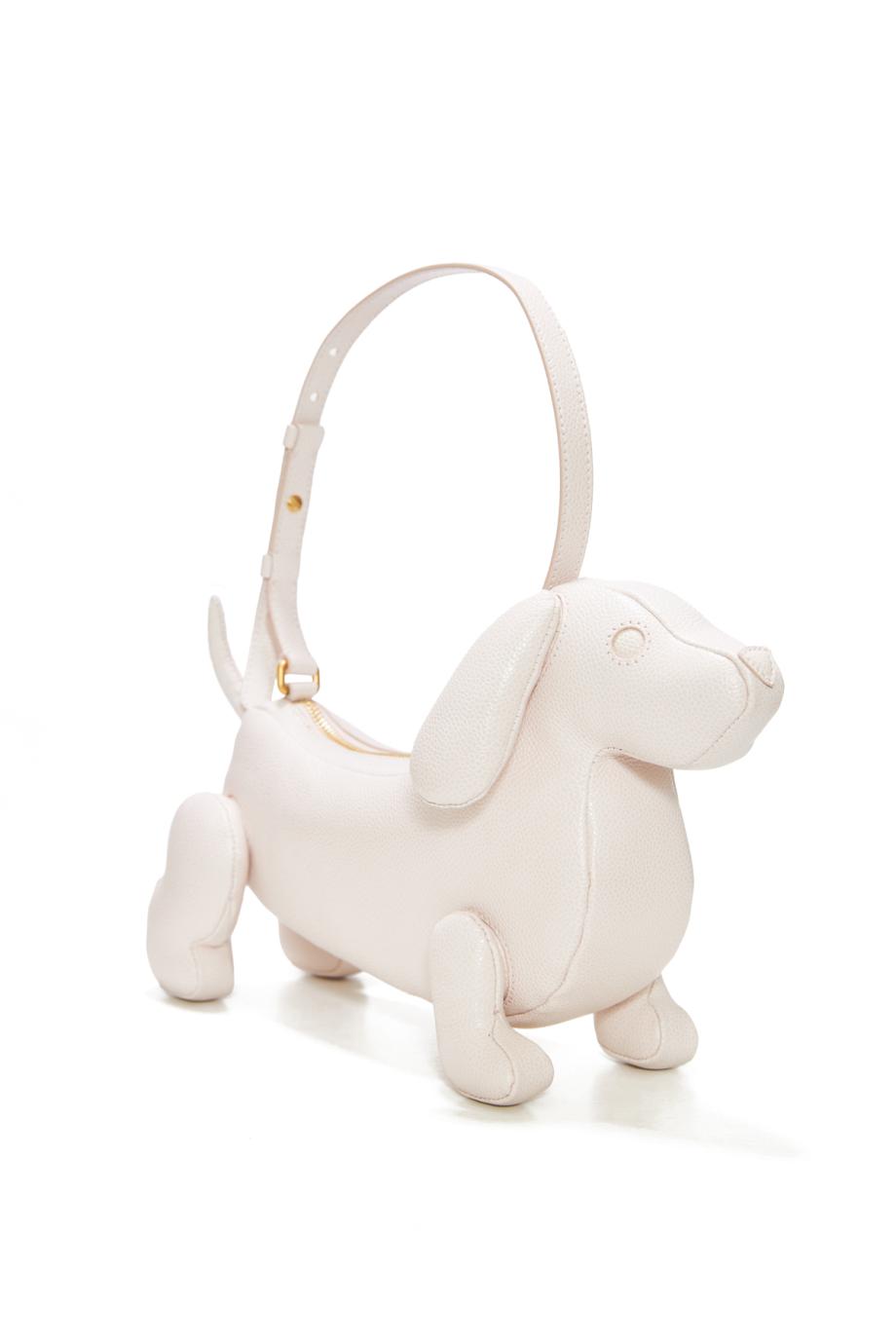 Hector pebbled-leather baguette bag