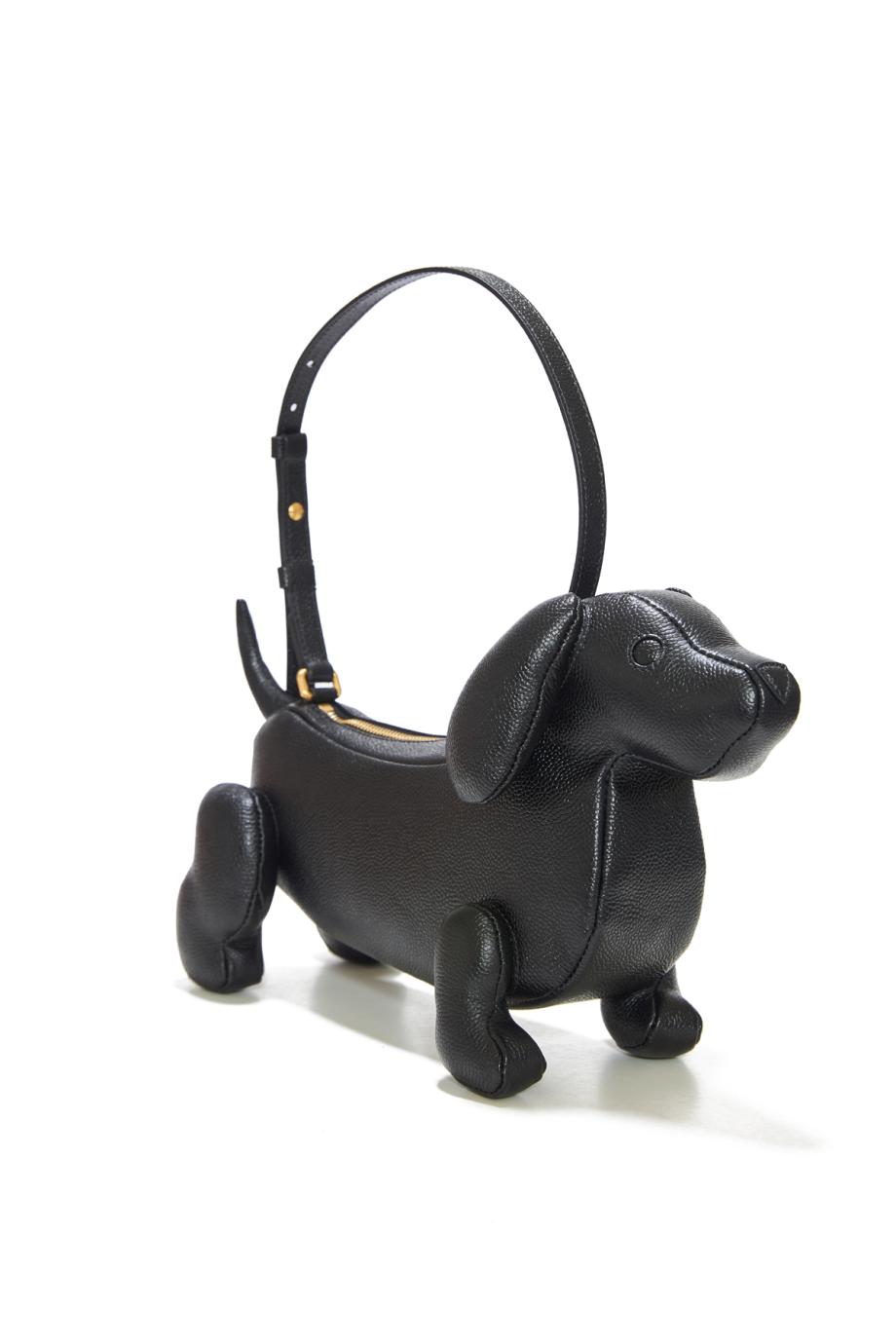Hector pebbled-leather baguette bag