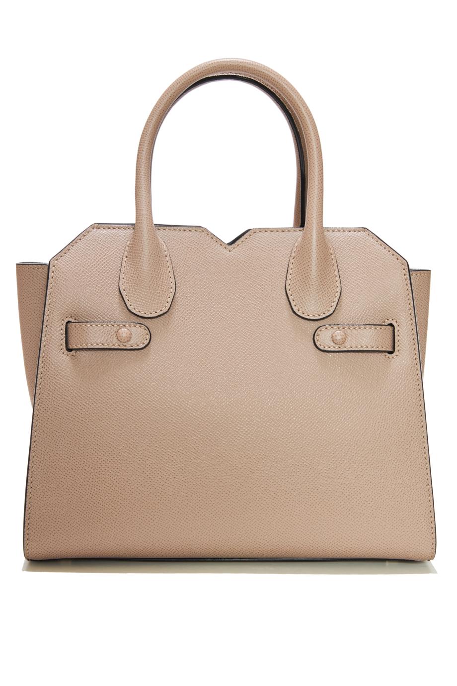 Milano mini leather top handle bag