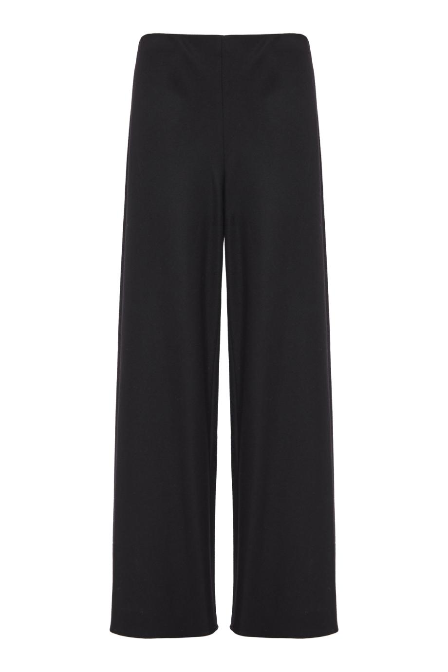 Italian Wool-Blend High-Waist Bias Pant