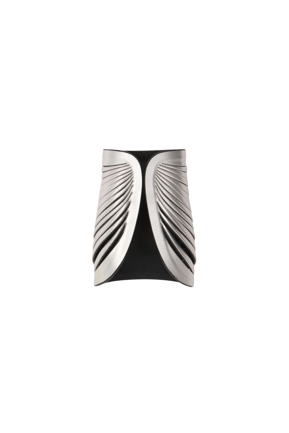 Anemos brass and leather cuff