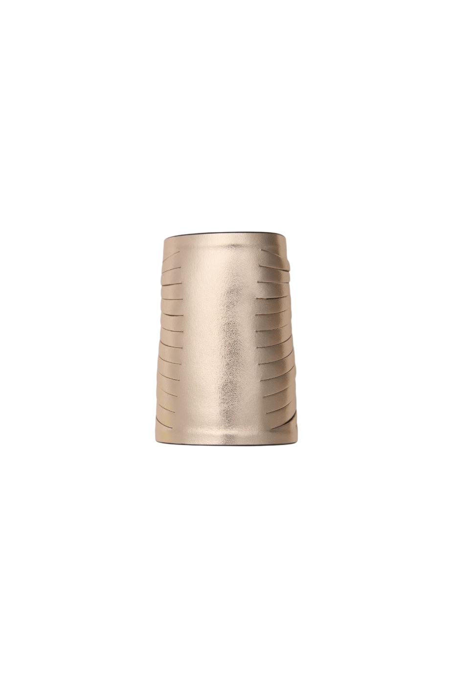 Anemos brass and leather cuff