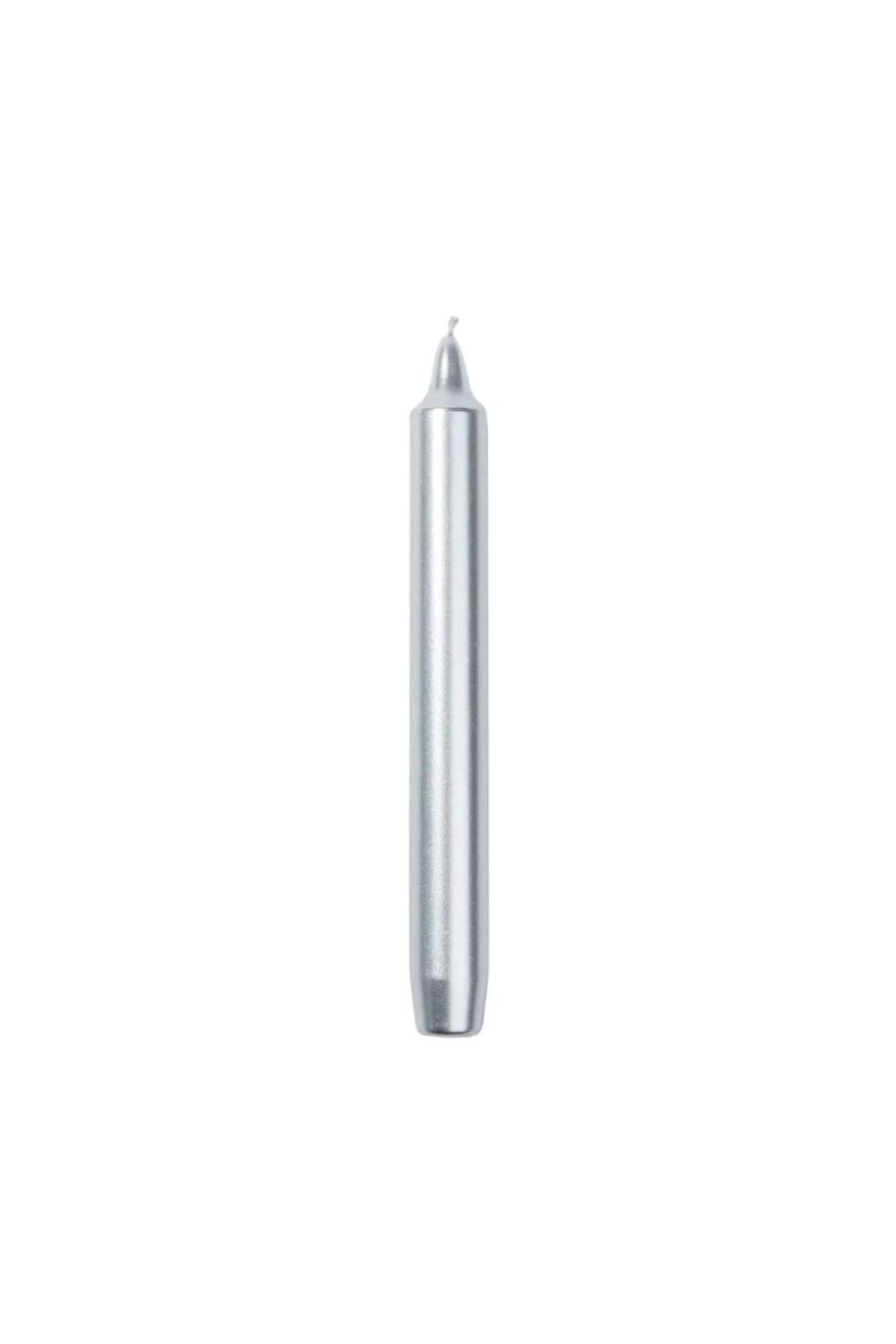 Silver Madeleine 6 taper candles 20cm