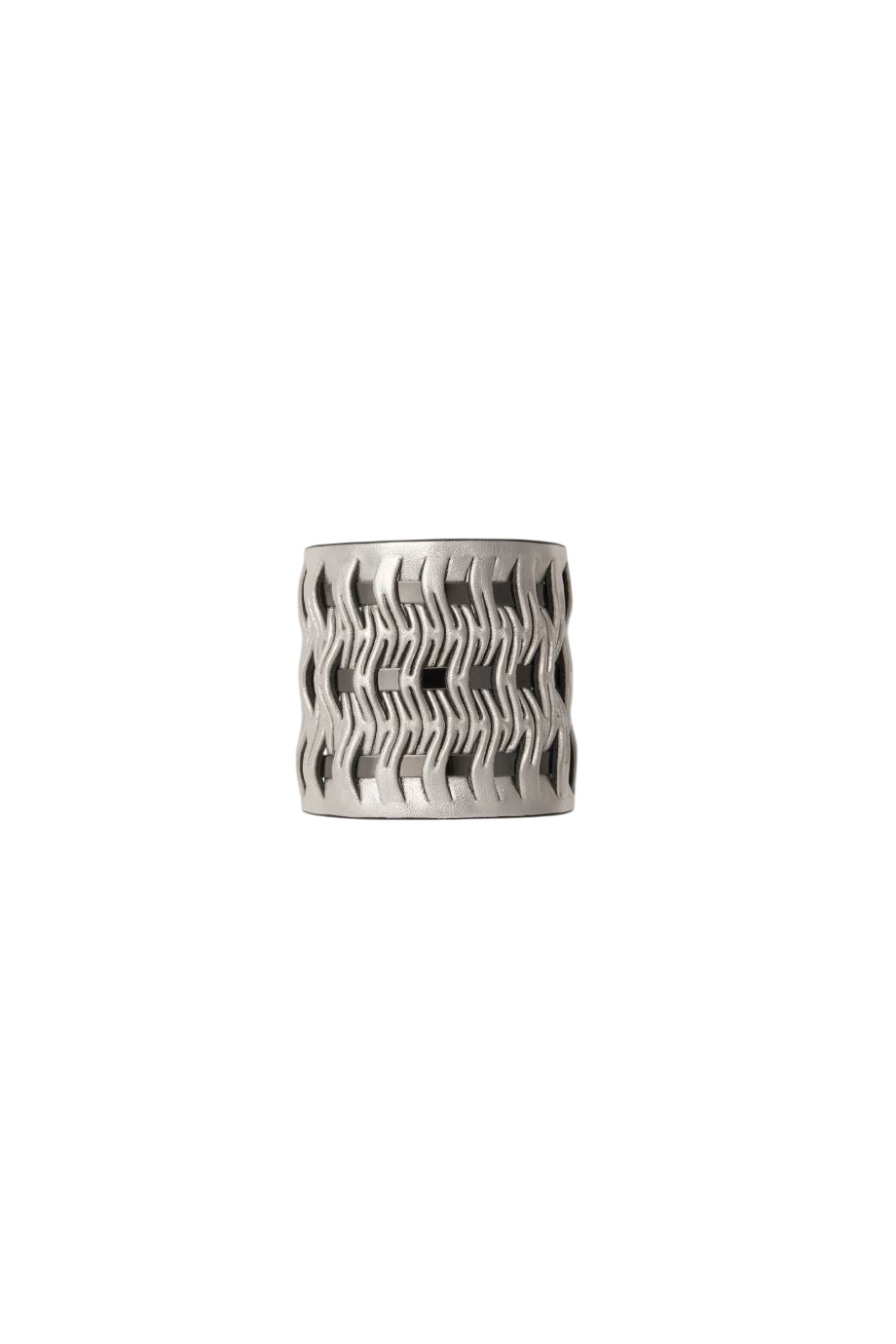 Marea brass and leather cuff 