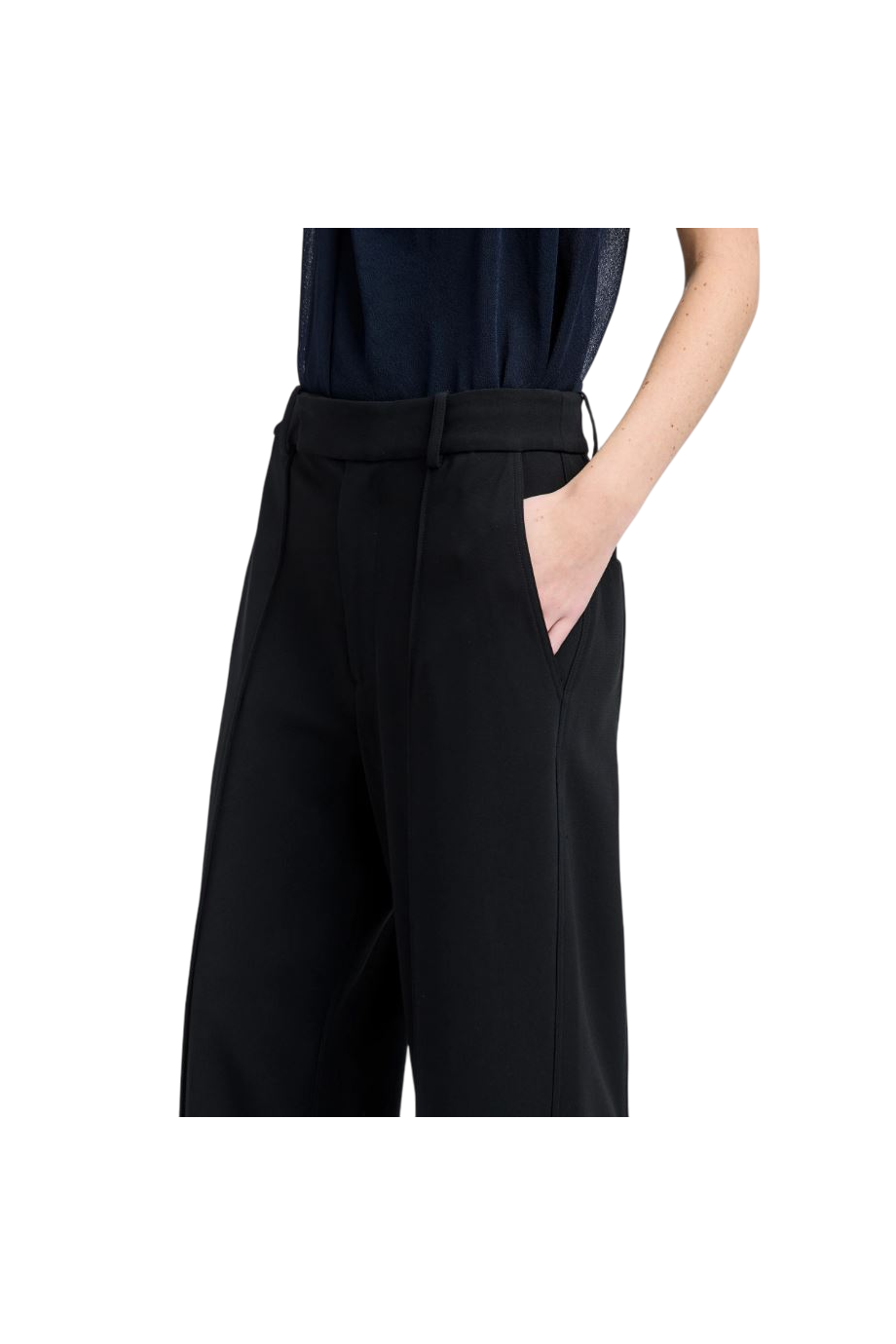 Weyes crepe pants