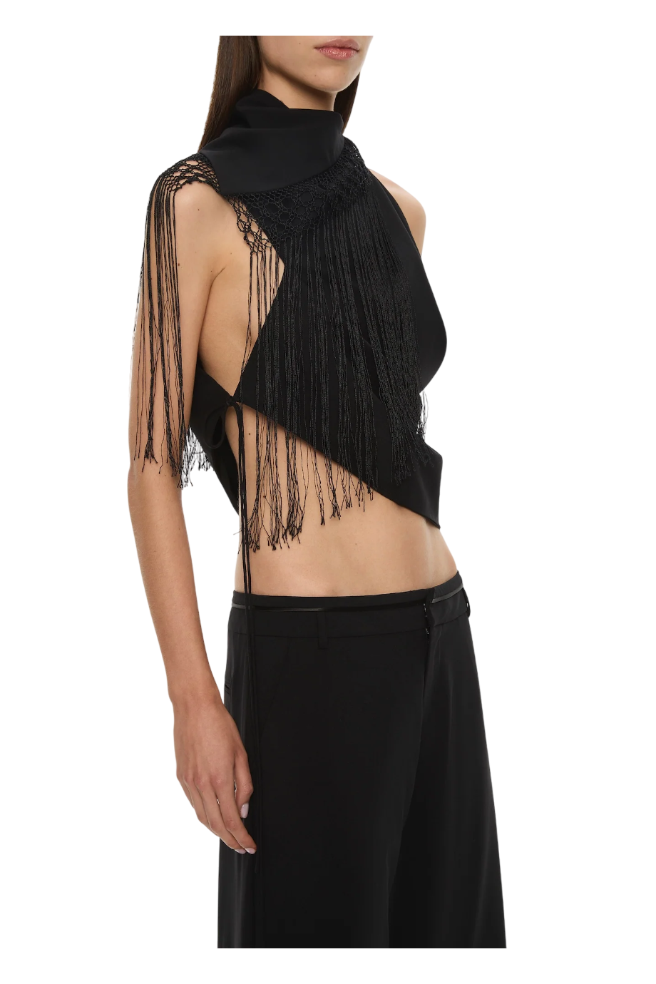Unravel macrame top