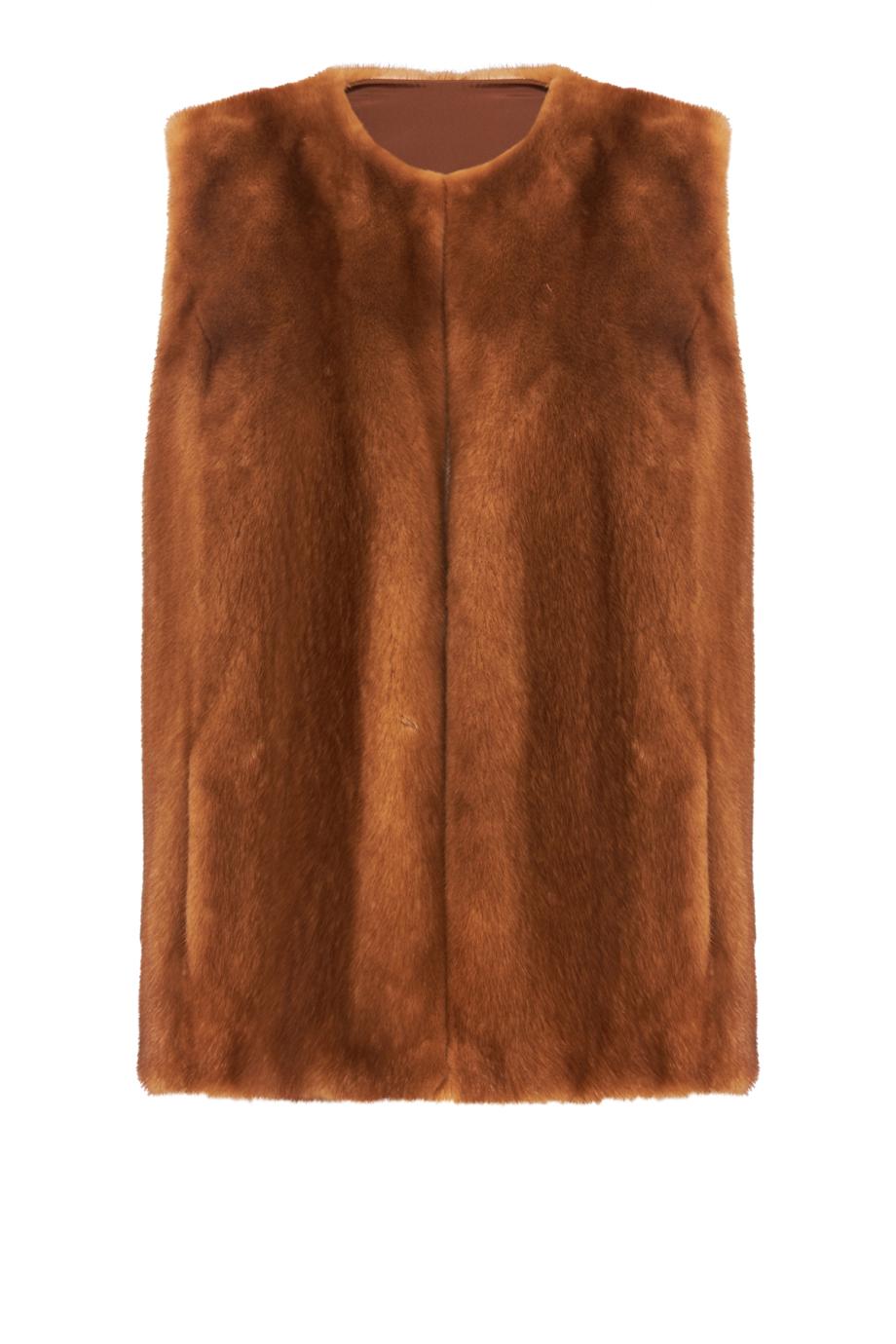 Mink gilet