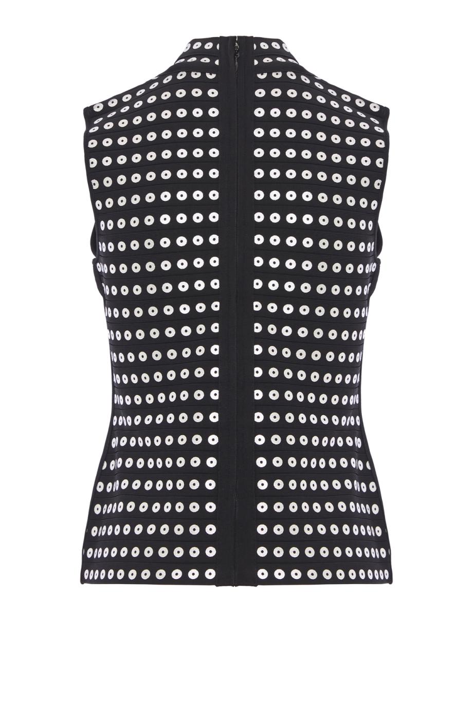 The Carina embellished crepe top