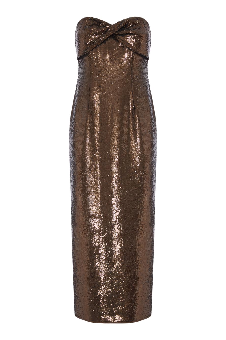 ΦΟΡΕΜΑ TWIST DRAPE SEQUIN EVENING
