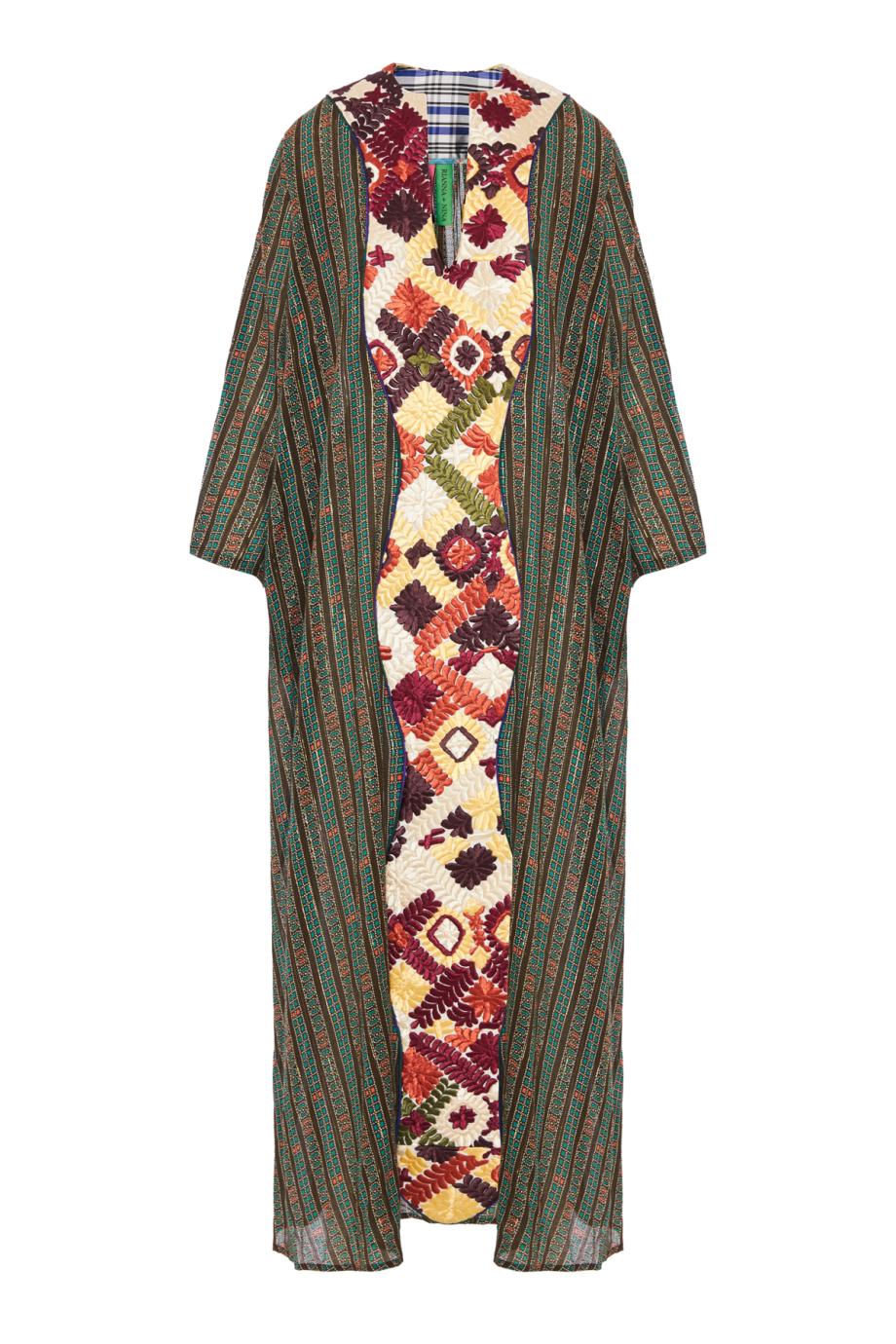 ONE-OF-A-KIND Printed cotton maxi dress