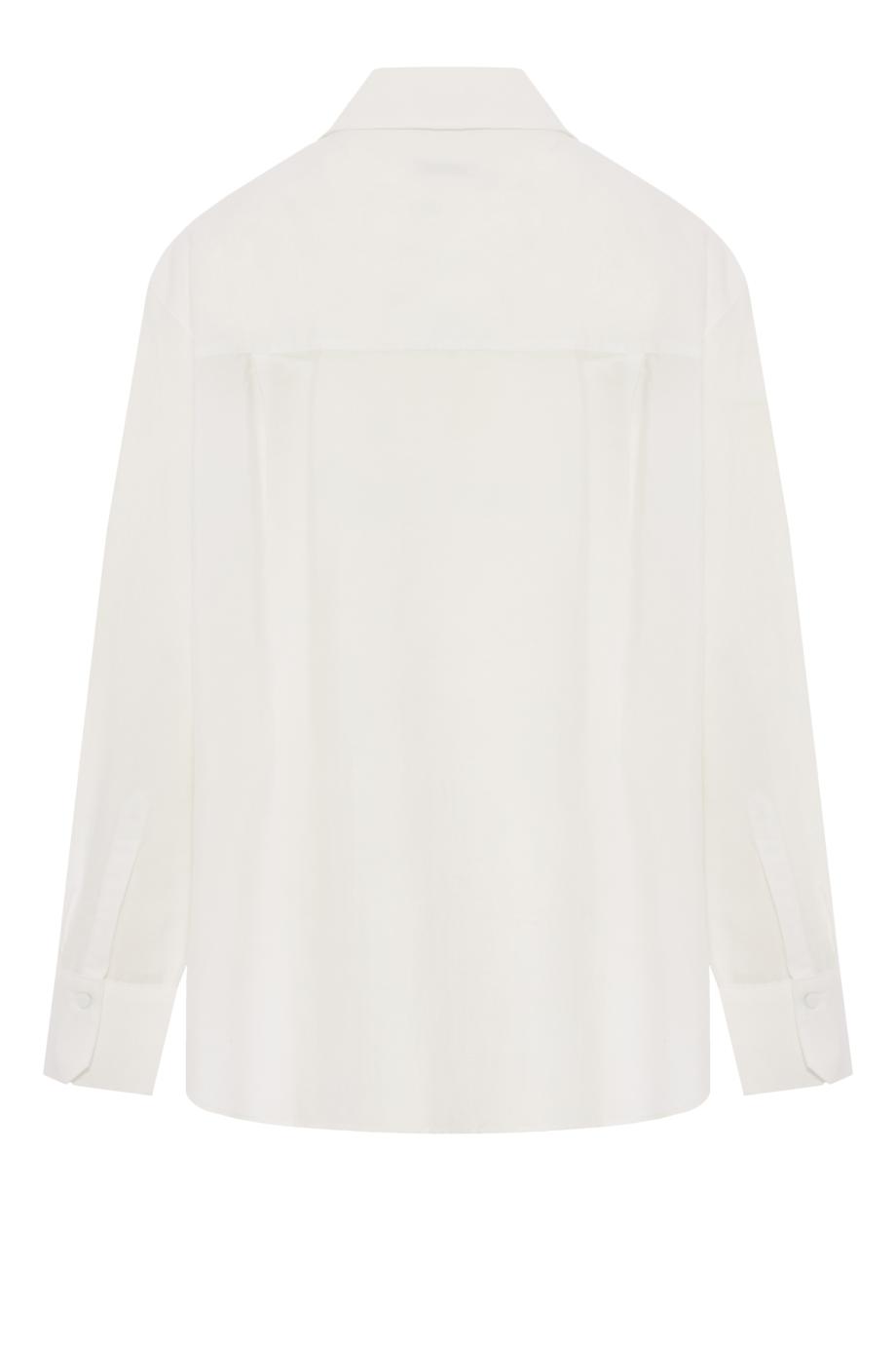 Refined Twill Covered-Button Shirt