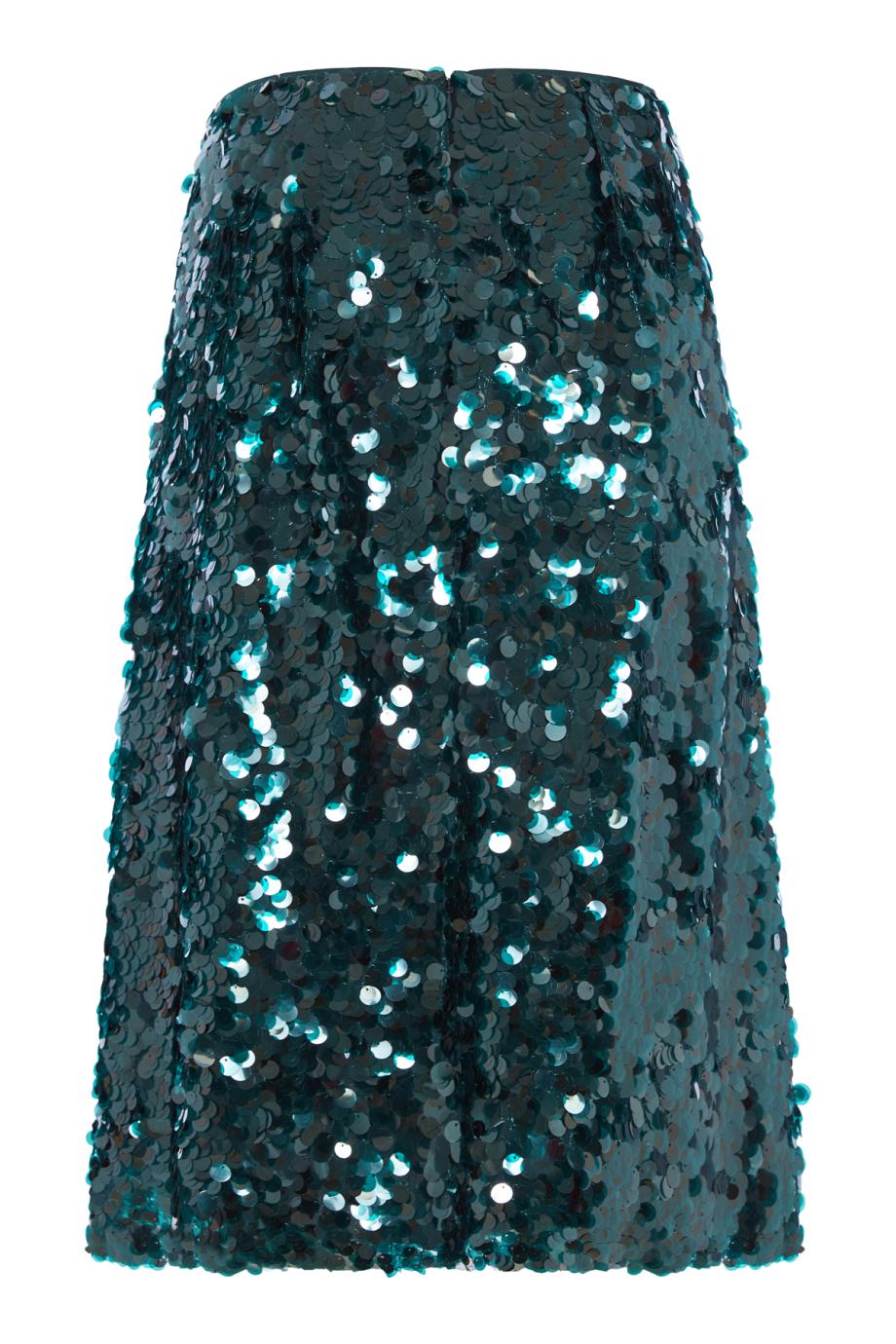 Lucite paillettes bias  midi skirt  skirt