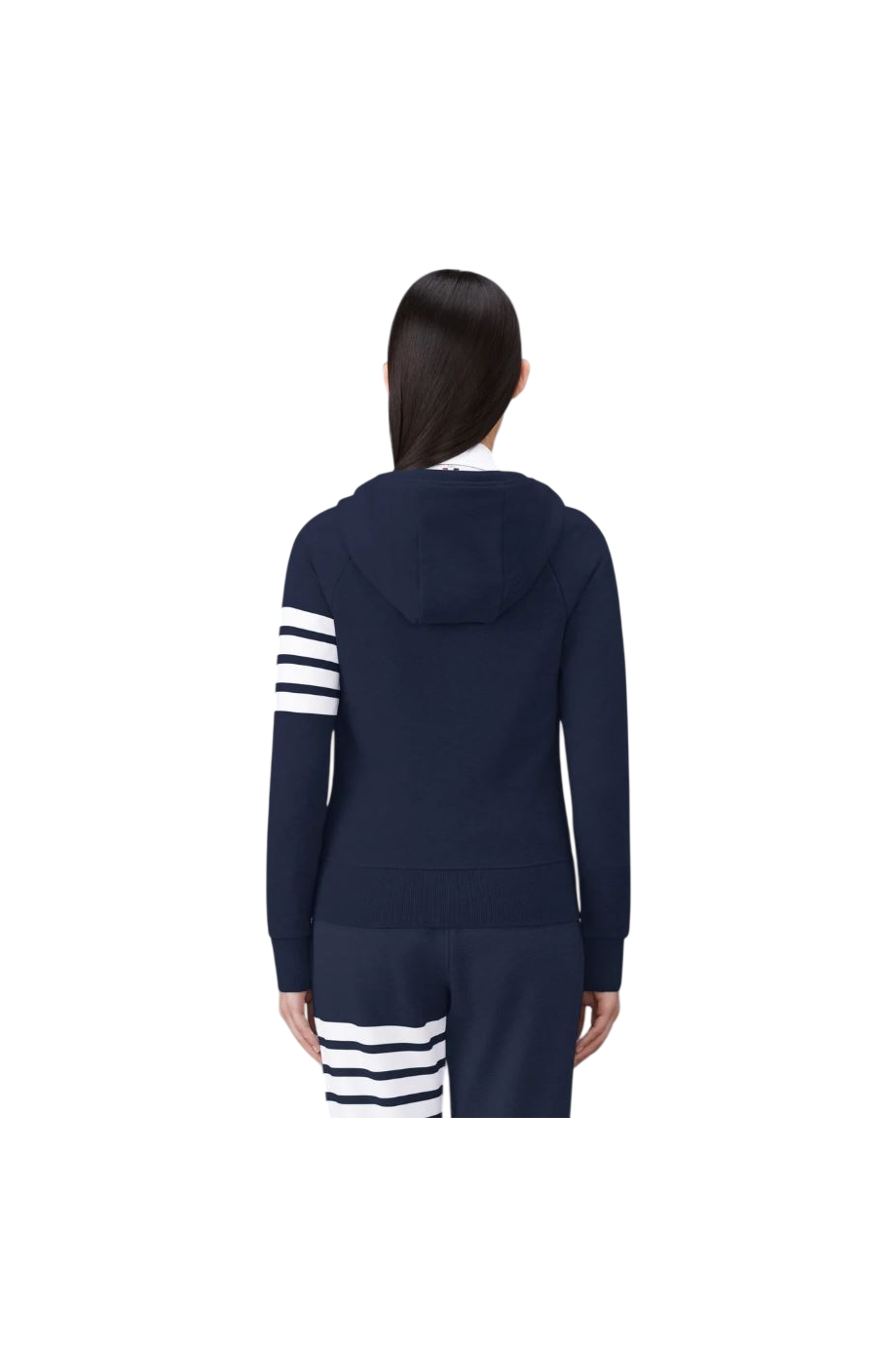 Striped cotton sweatpants