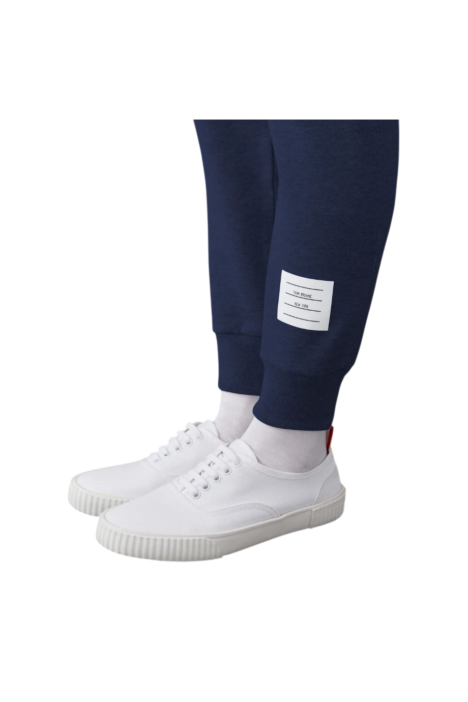 Striped cotton sweatpants