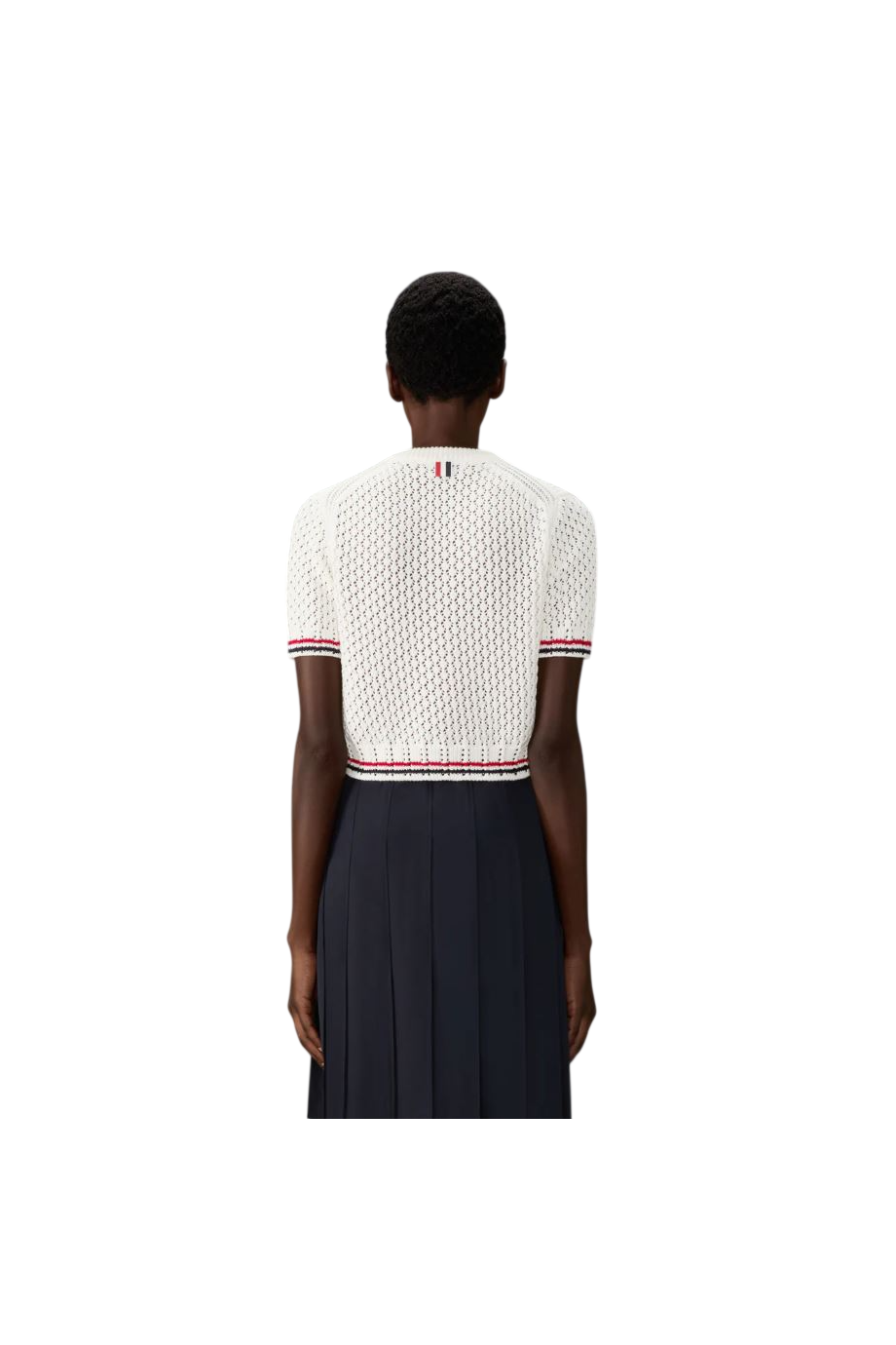 Hector pointelle-knit cotton sweater