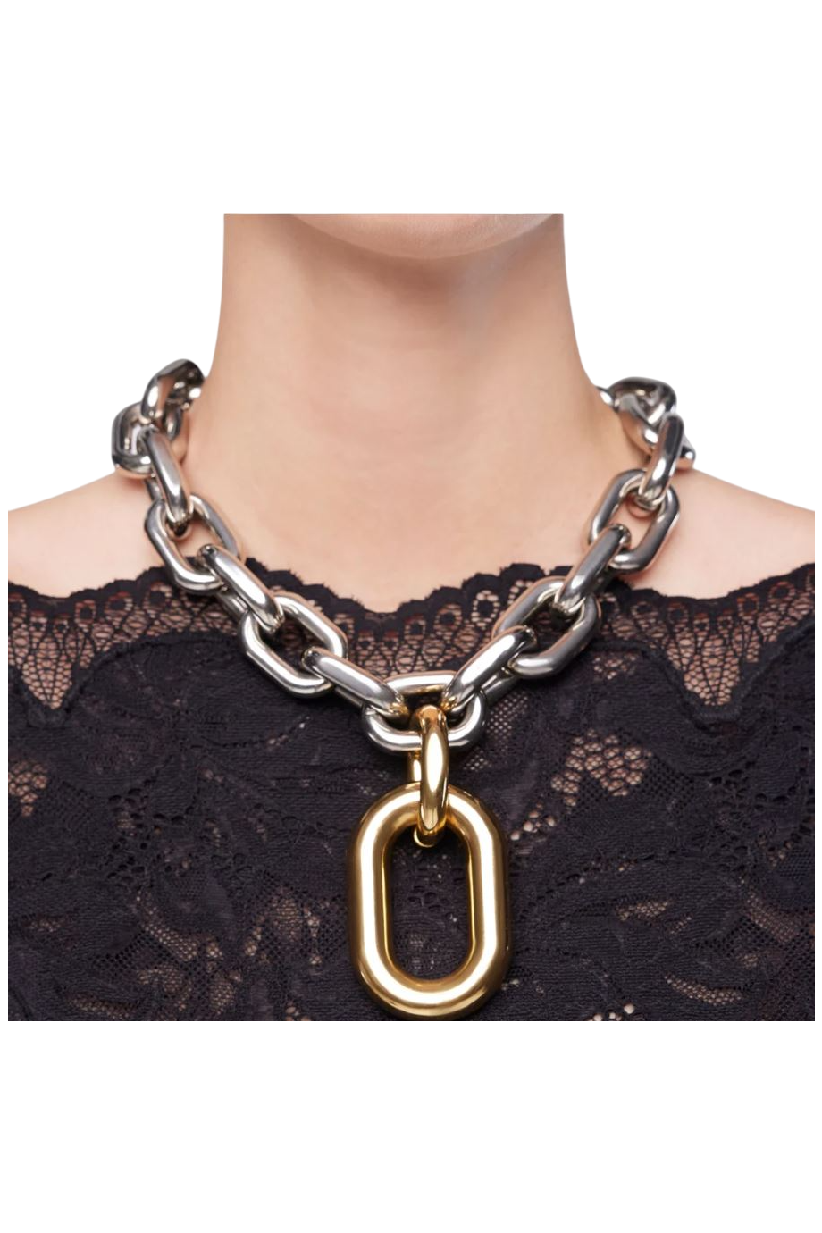 Embellished gold-tone necklace