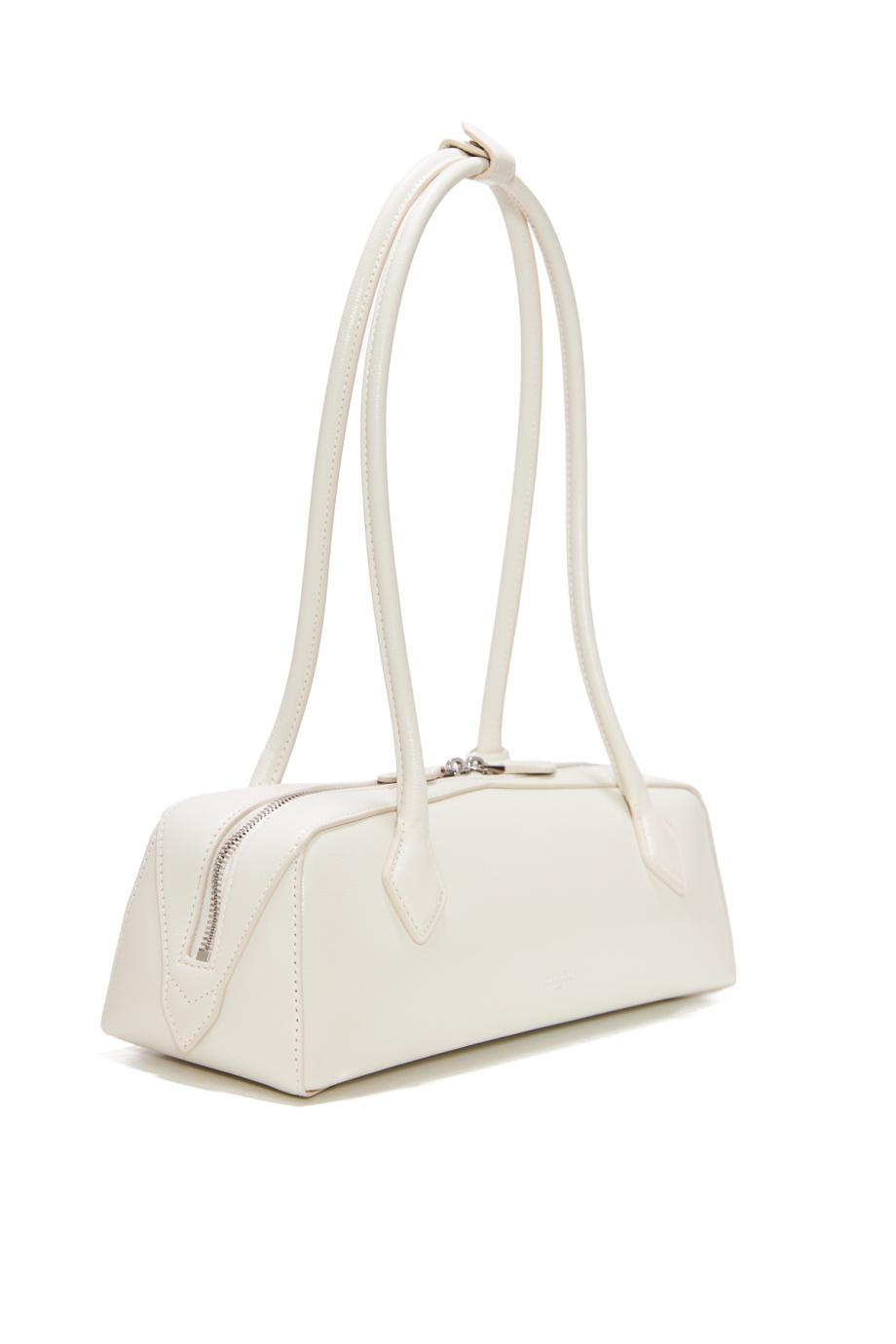 Le Teckel top handle bag- Ivoire