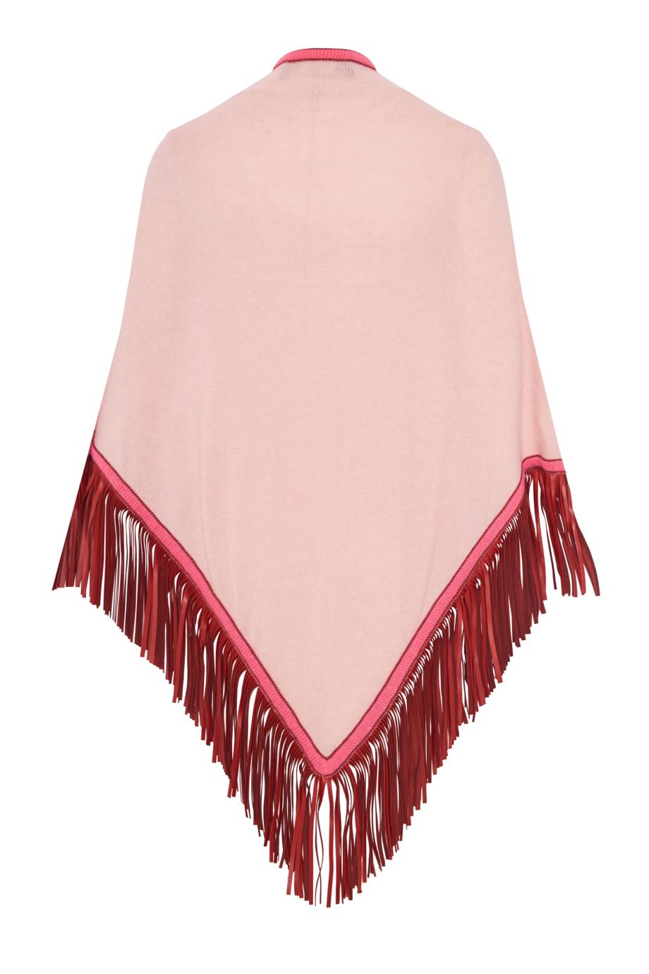 The Triangolo suede-fringed cashmere shawl