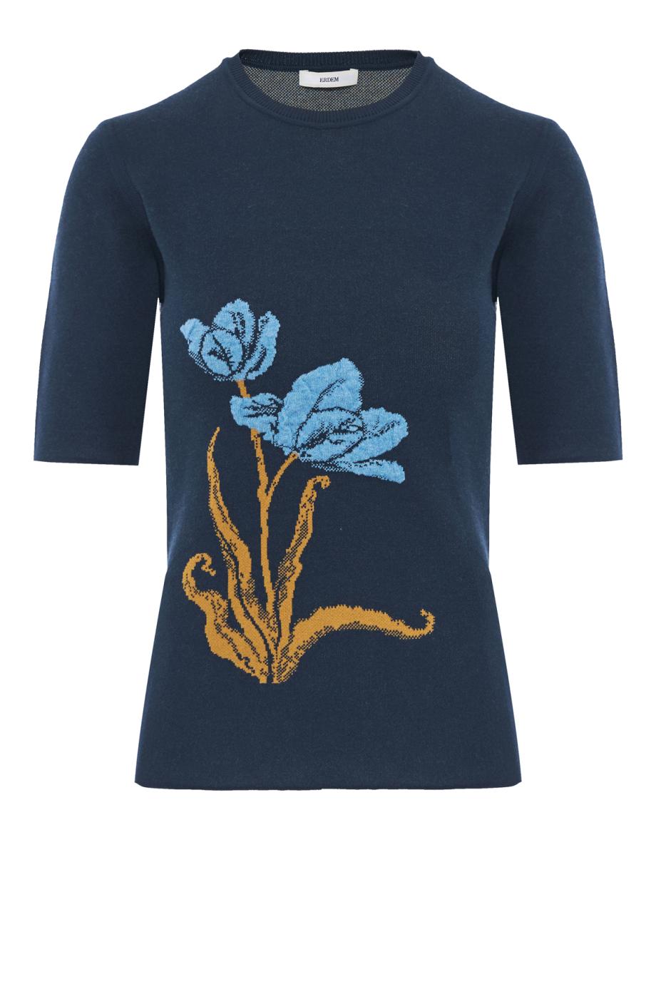 Floral Jacquard Knit Jumper