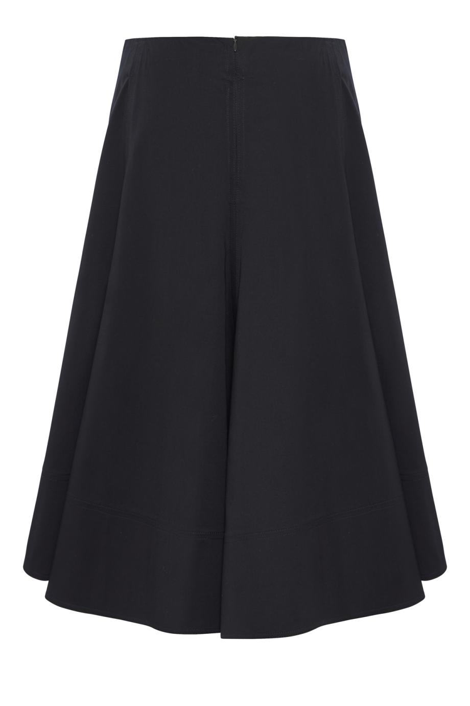 Janan satin midi skirt