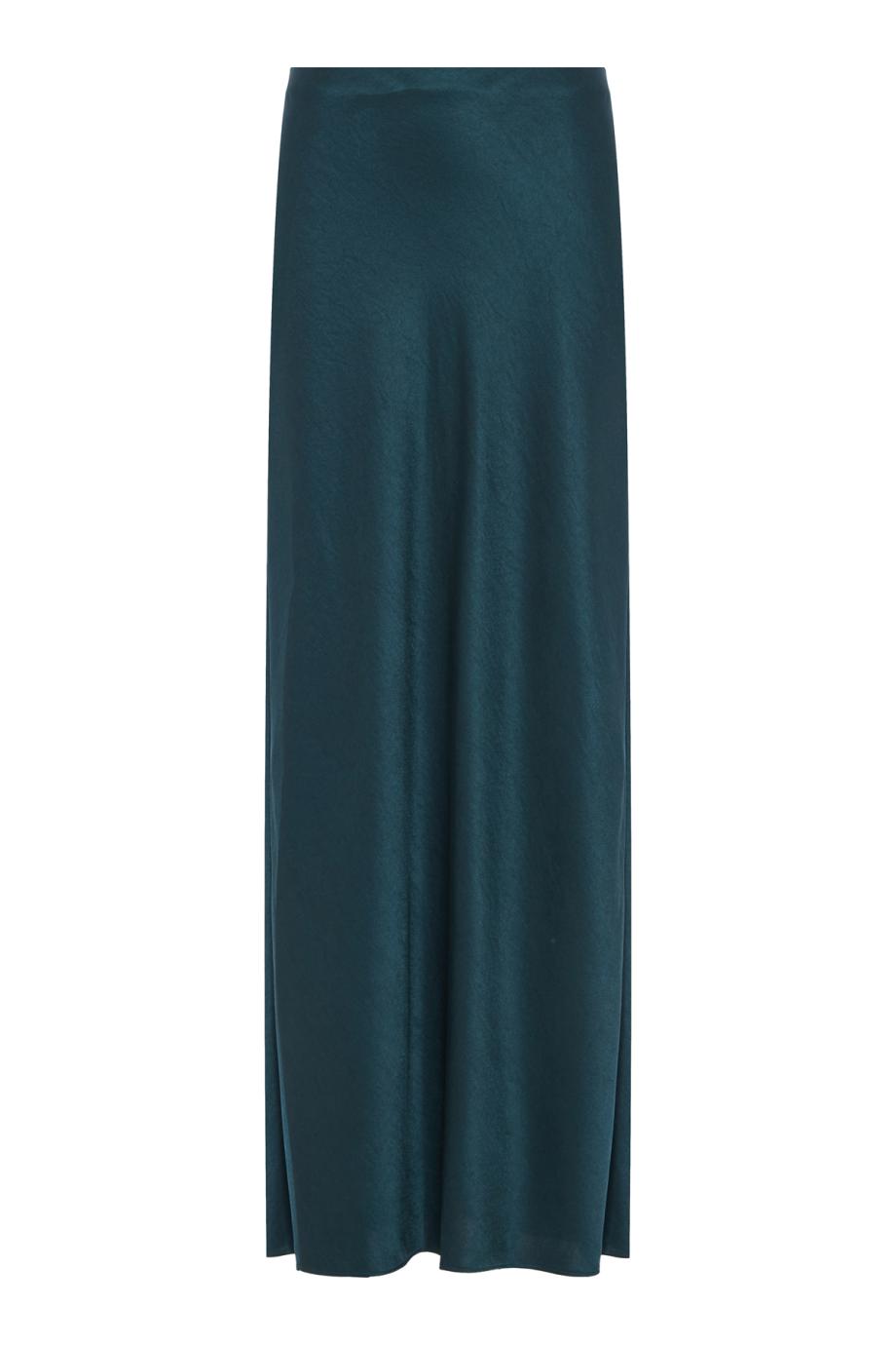 Satin Bias Column Skirt
