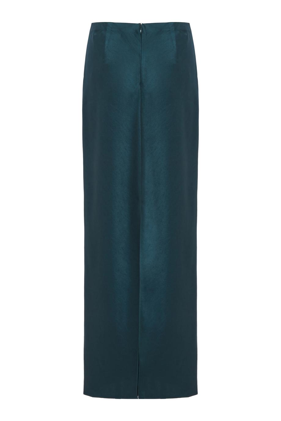 Satin Bias Column Skirt