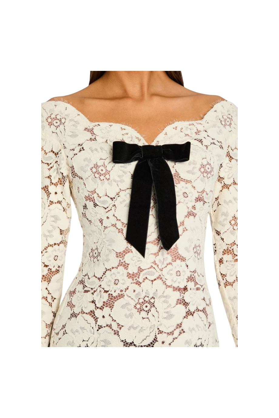 Perdita lace mini dress