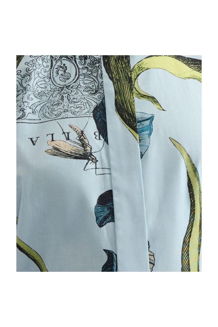 Tulip printed cotton maxi dress 