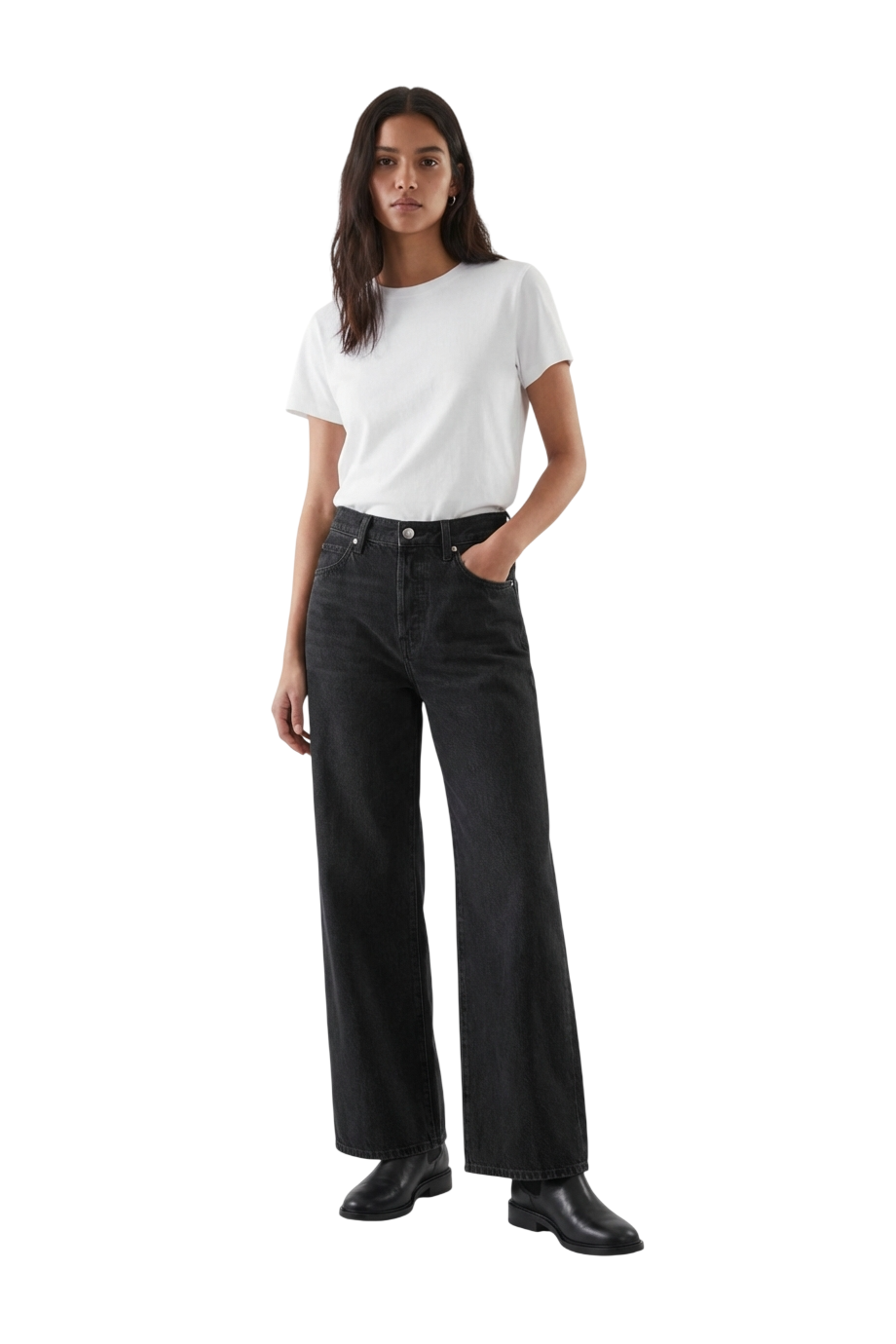 The Collegiate wide-leg jeans