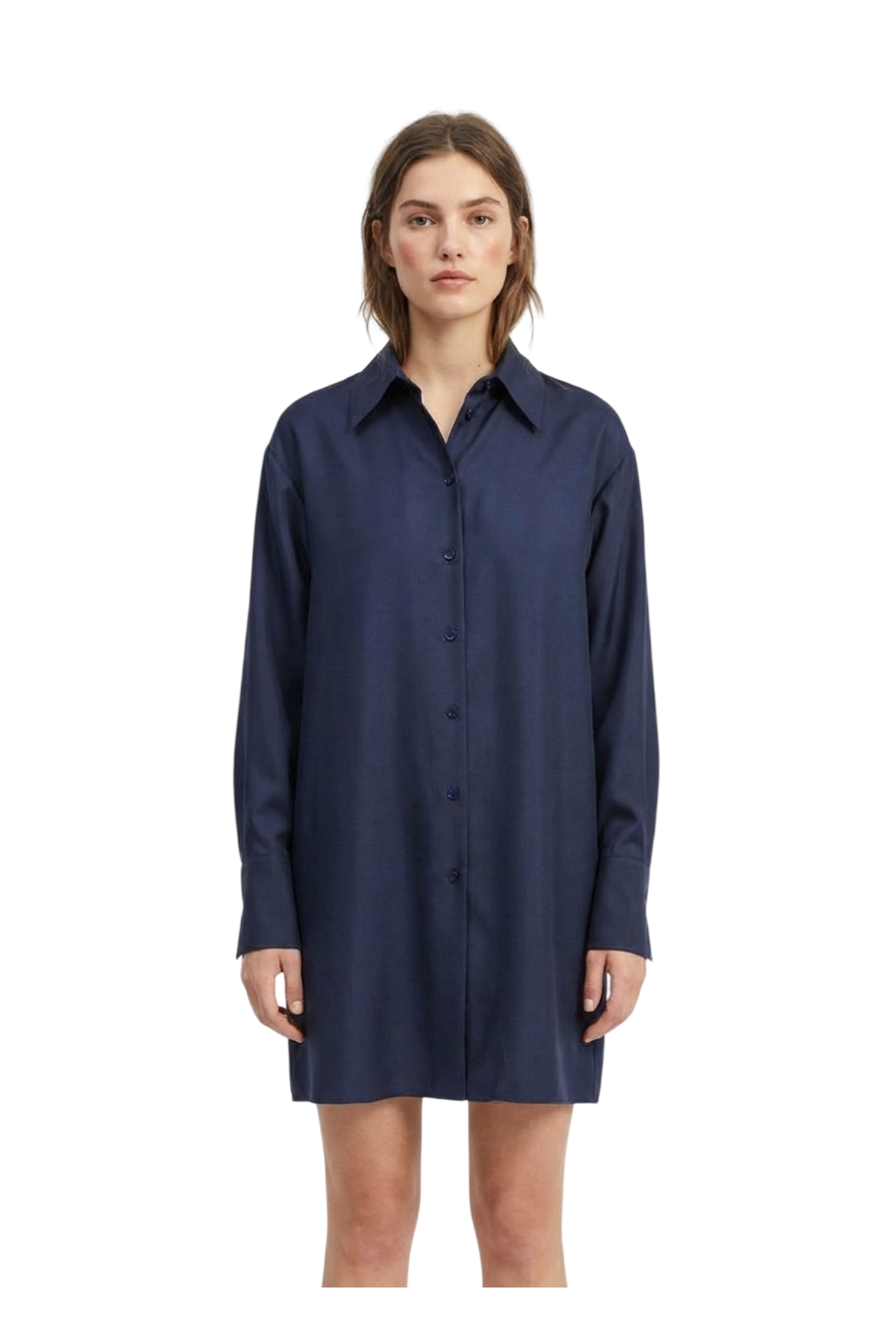 Signature enlogate silk shirt