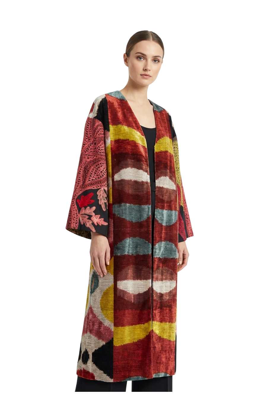 19 Whispers of the Earth silk-blend kimono