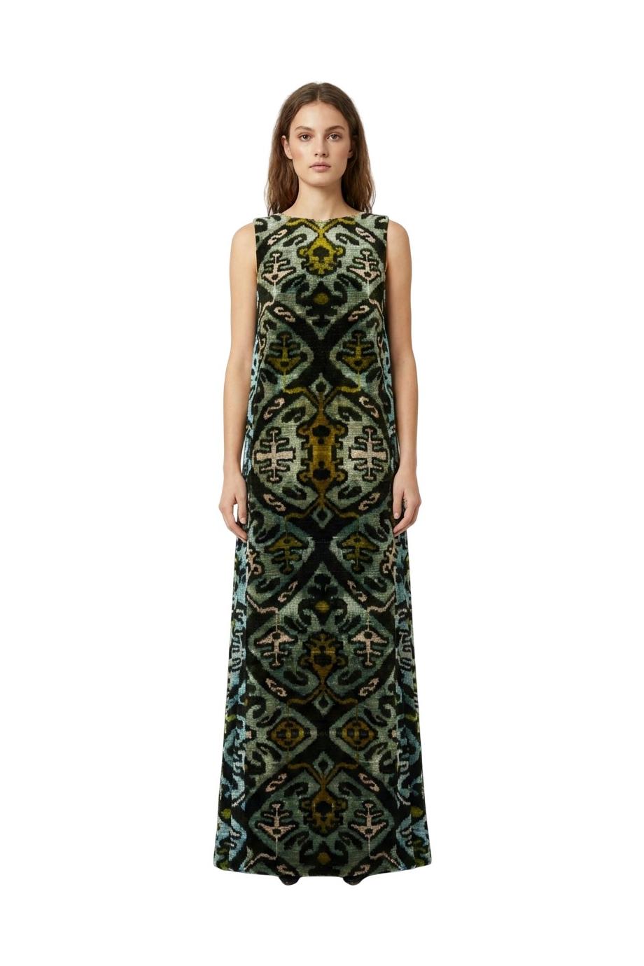 Era 11 printed silk kaftan